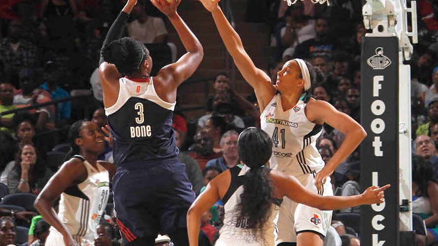 Stokes Blocks 8 Shots as Liberty Shut Down Sun 64-57