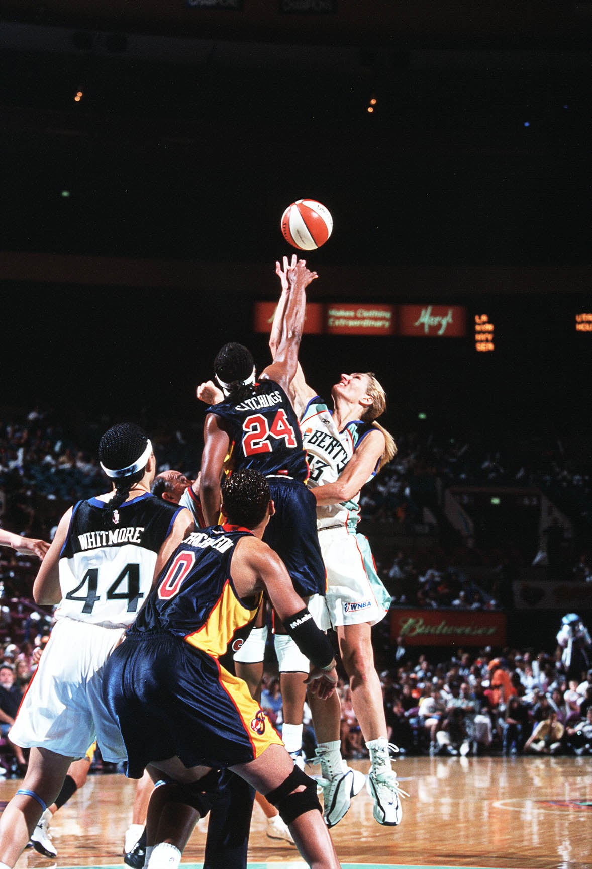 08/18/02 2002 playoffs Liberty v. Fever Sue Wicks