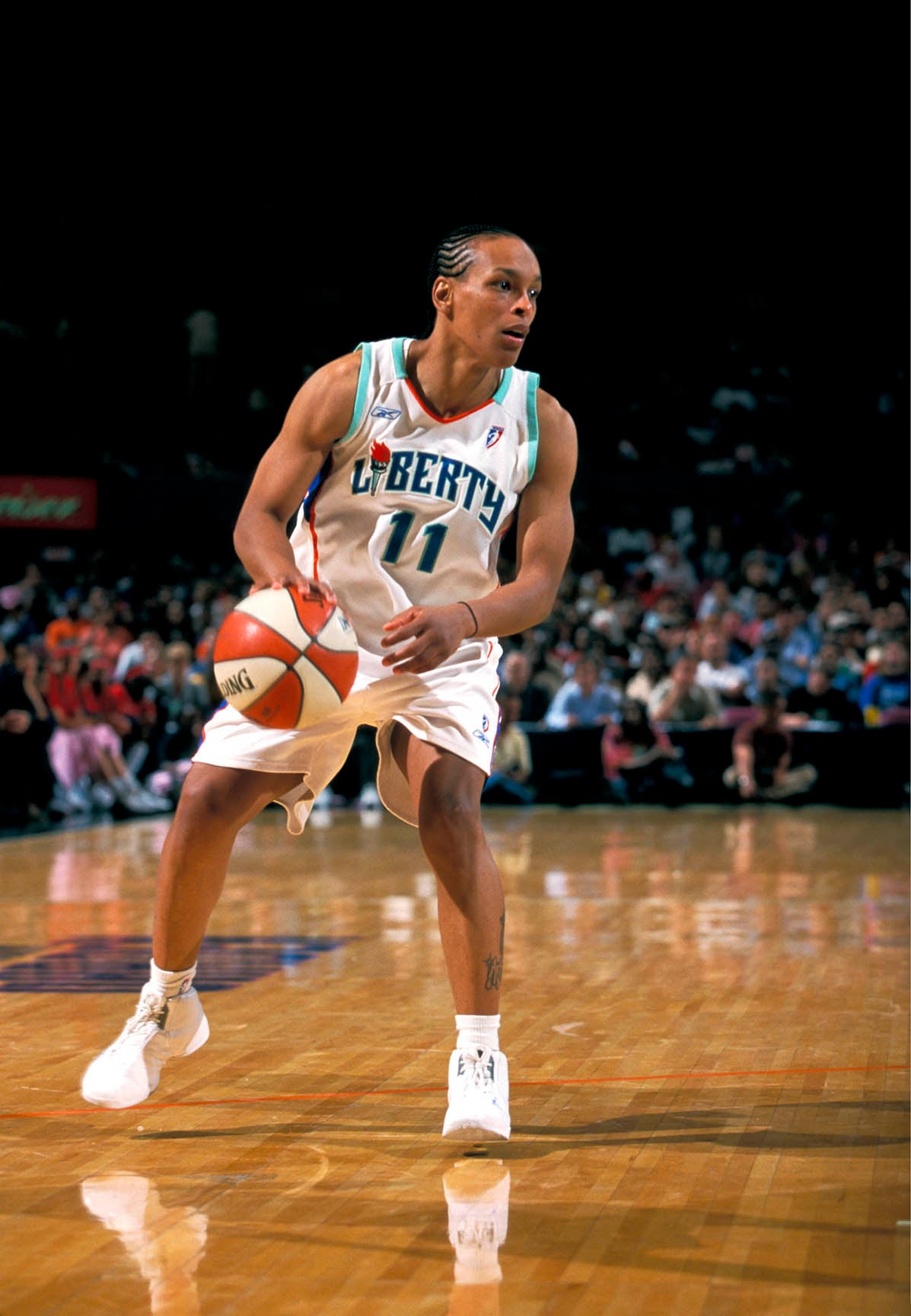 8/1/03 Liberty v. Shock - Sue Wicks Night Teresa Weatherspoon