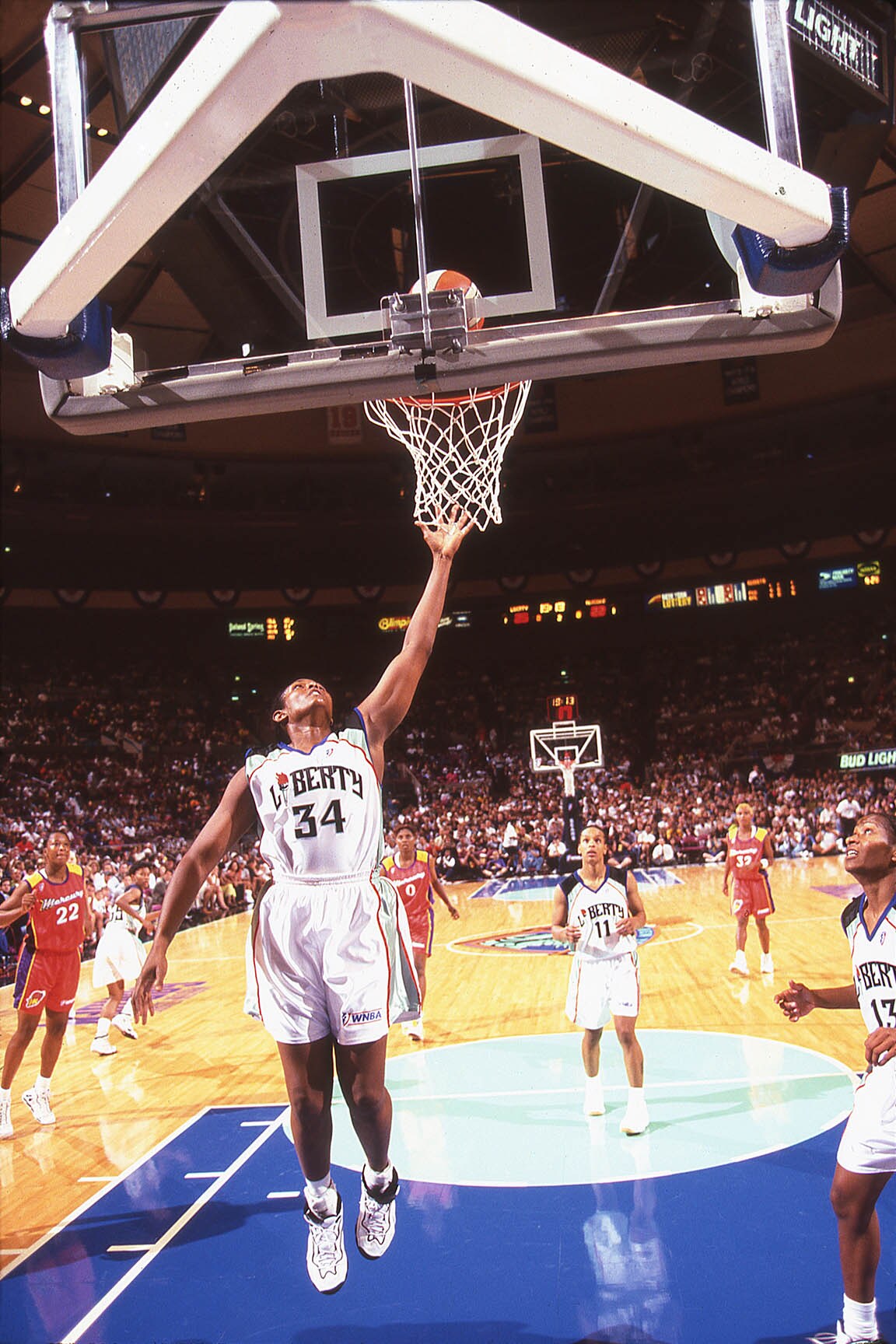 Kym Hampton; #34; New York Liberty; 1999