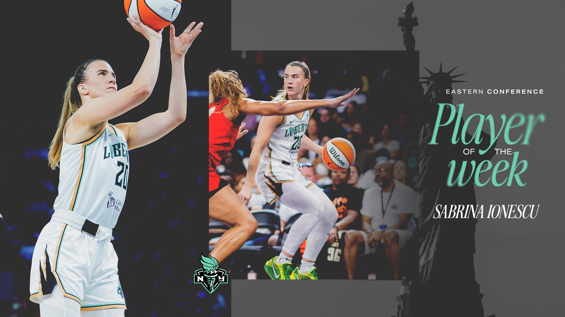 Sabrina Ionescu Earns Second Consecutive WNBA Eastern Conference Player of the Week Award