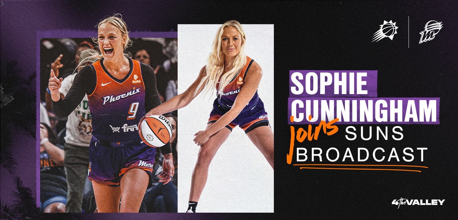 PHOENIX MERCURY GUARD SOPHIE CUNNINGHAM TO JOIN SUNS BROADCAST TEAM AS GUEST ANALYST
