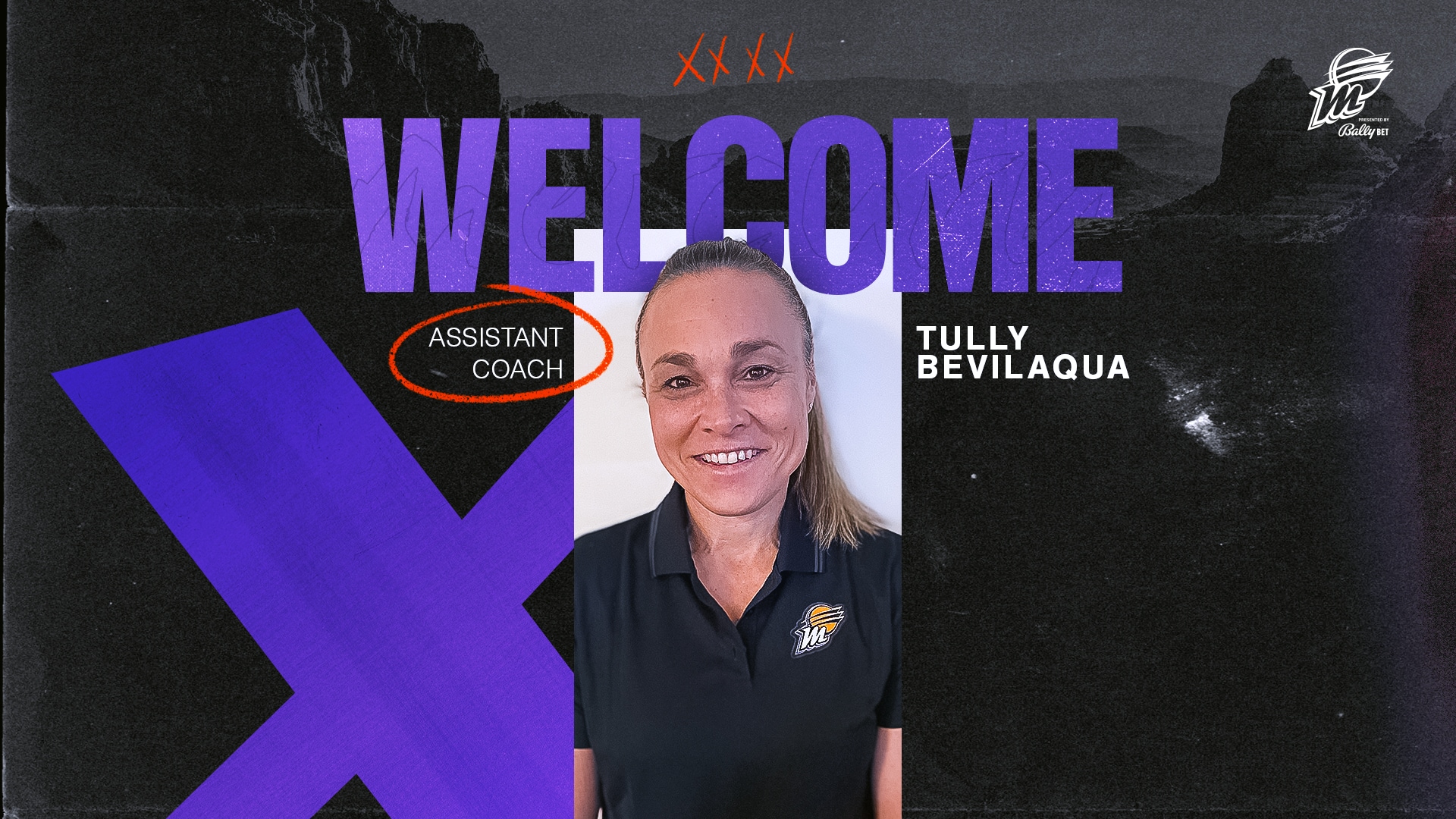 Welcome Tully Bevilaqua as an assistant coach