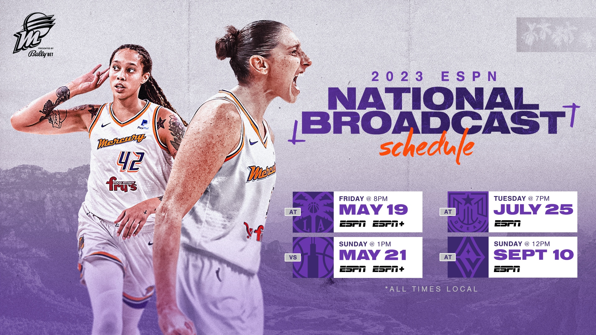 National Broadcast Schedule
