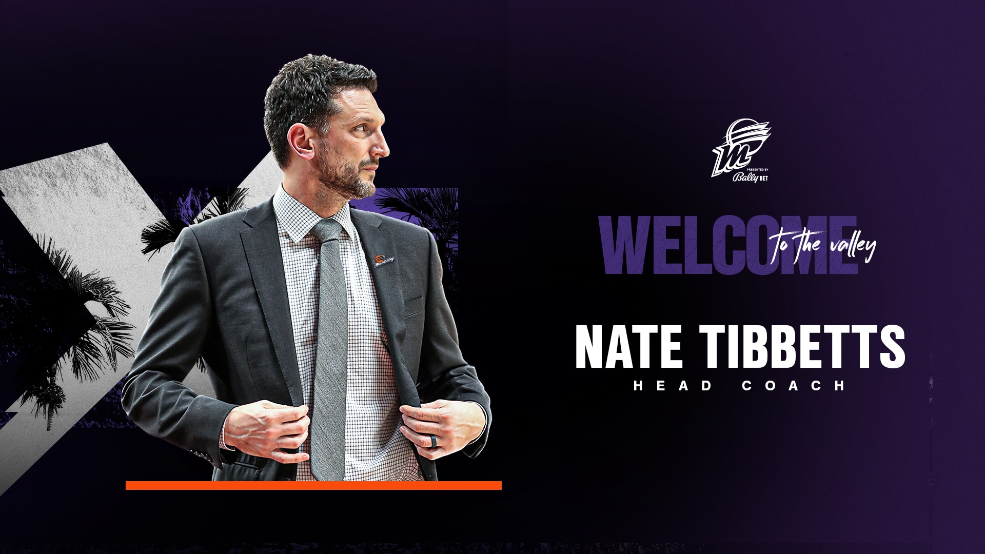 PHOENIX MERCURY NAME NATE TIBBETTS HEAD COACH