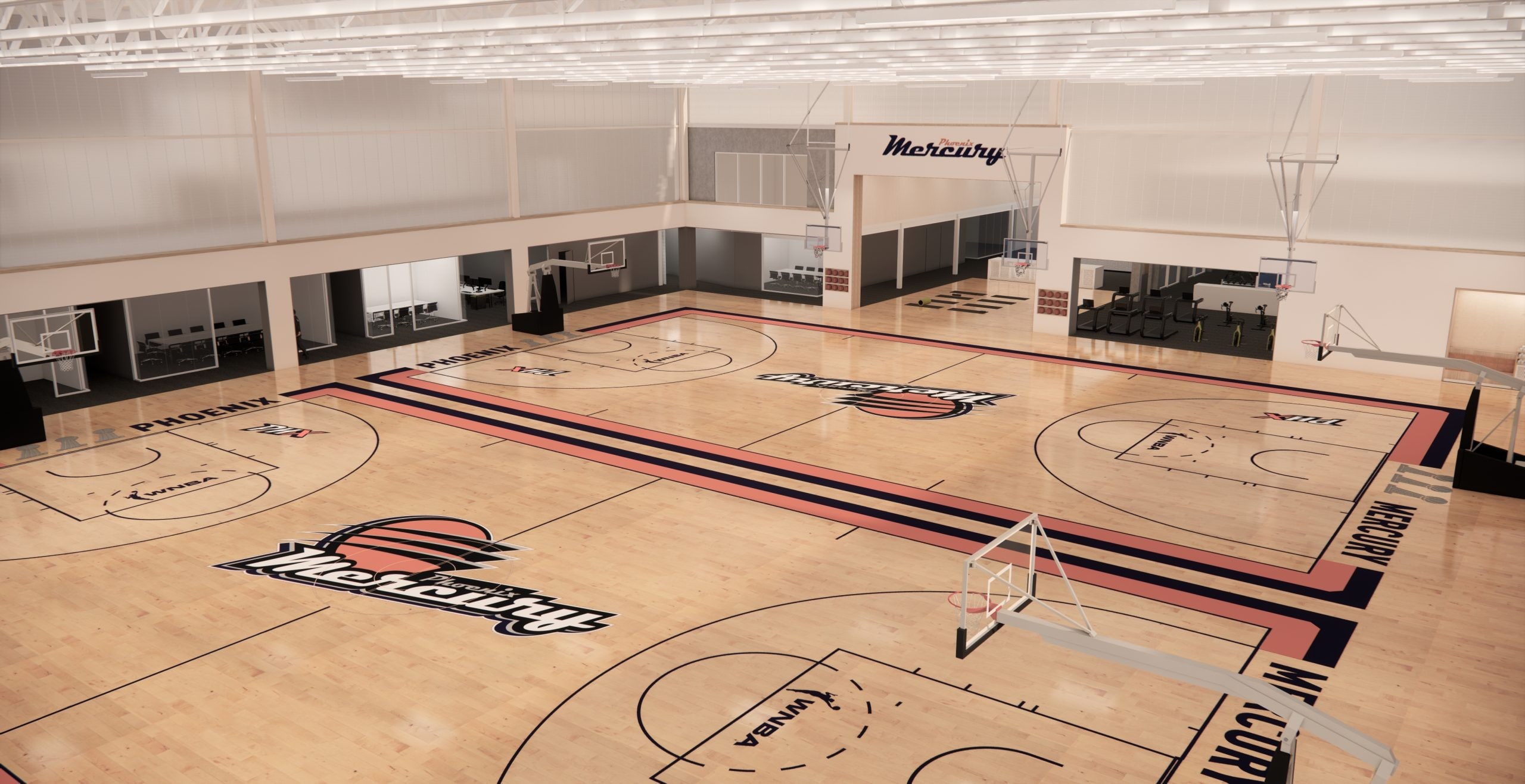 Mercury Court Rendering