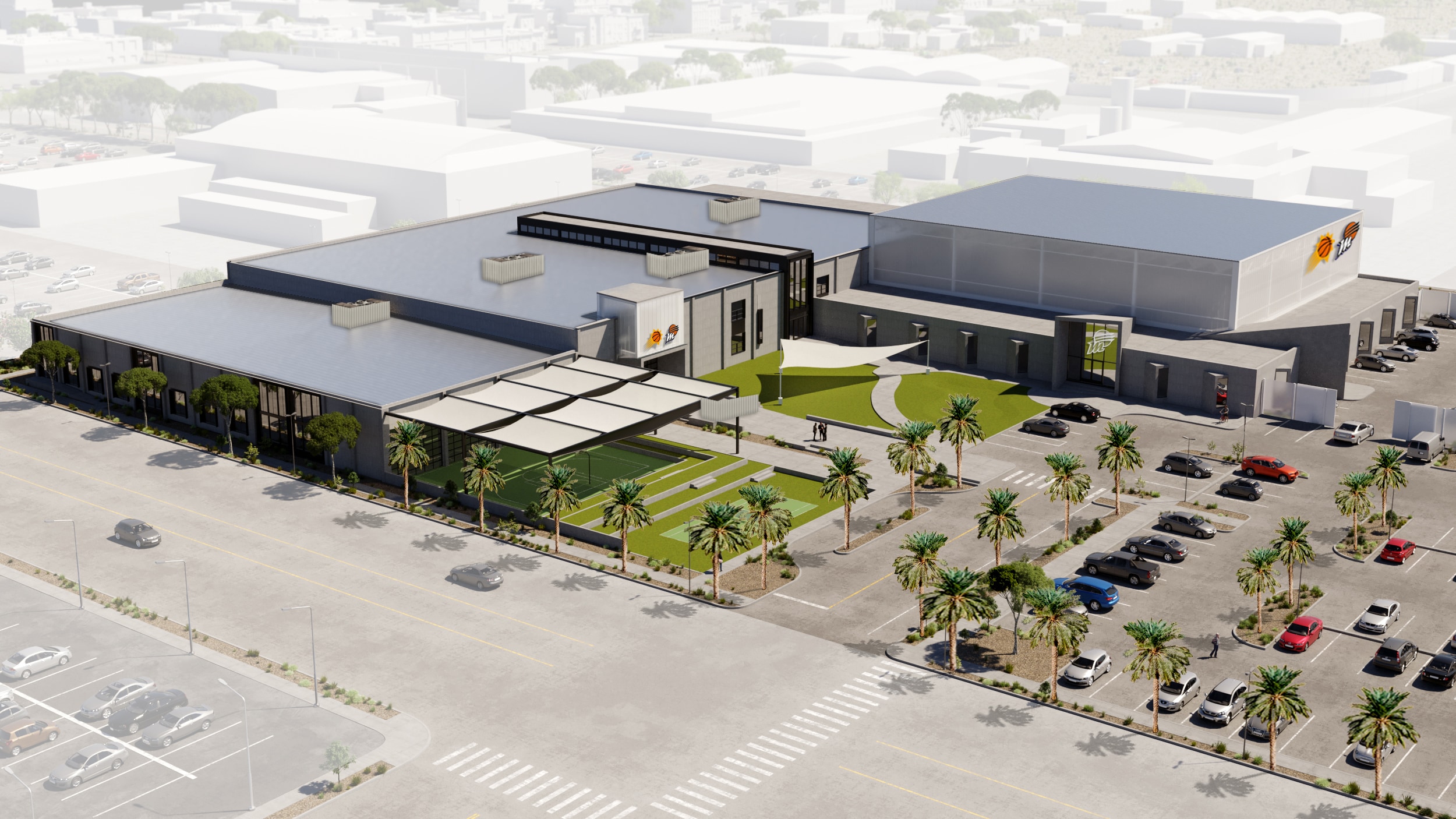 Exteriror rendering of Campus