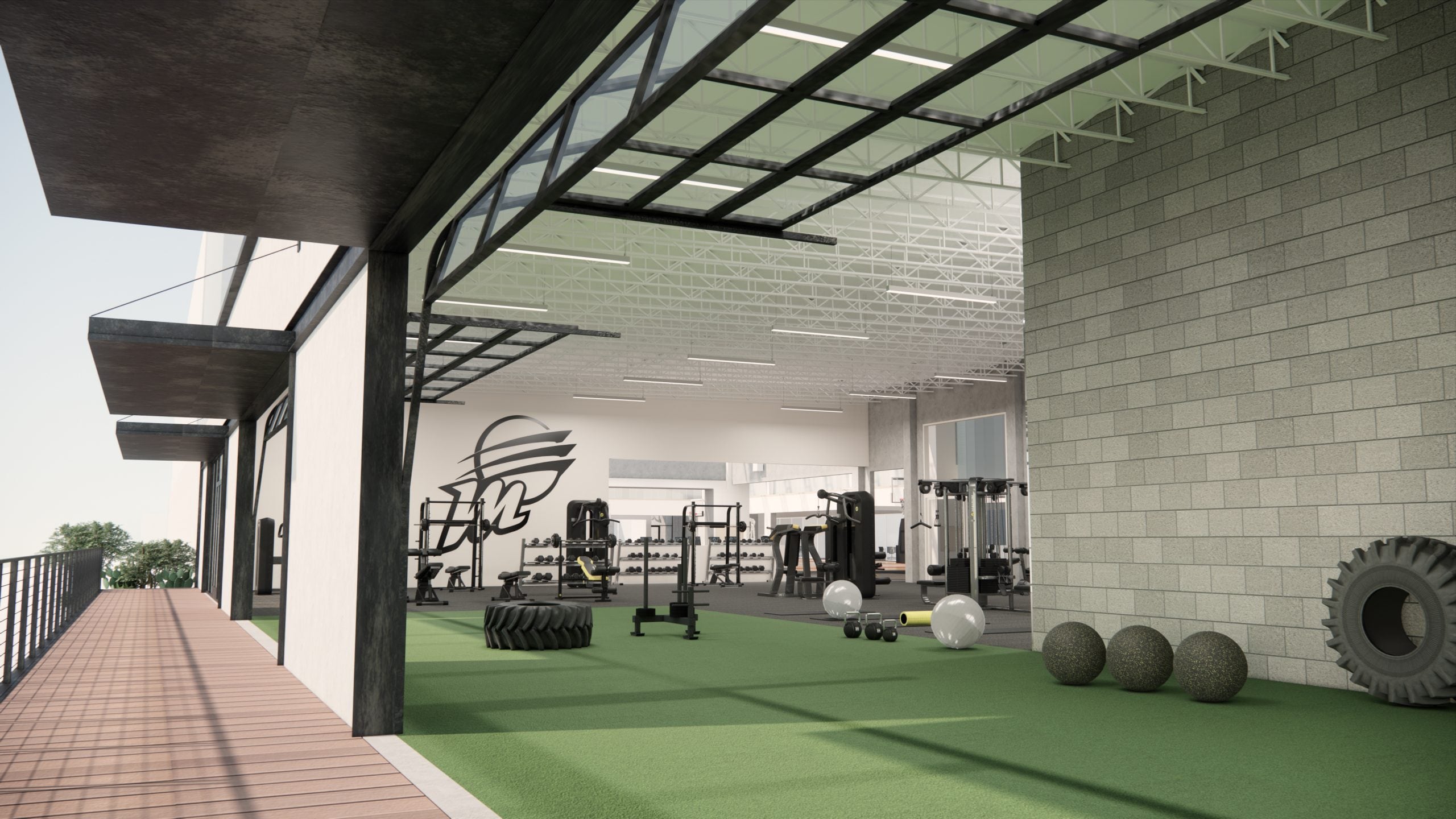 Fitness Center Renderings