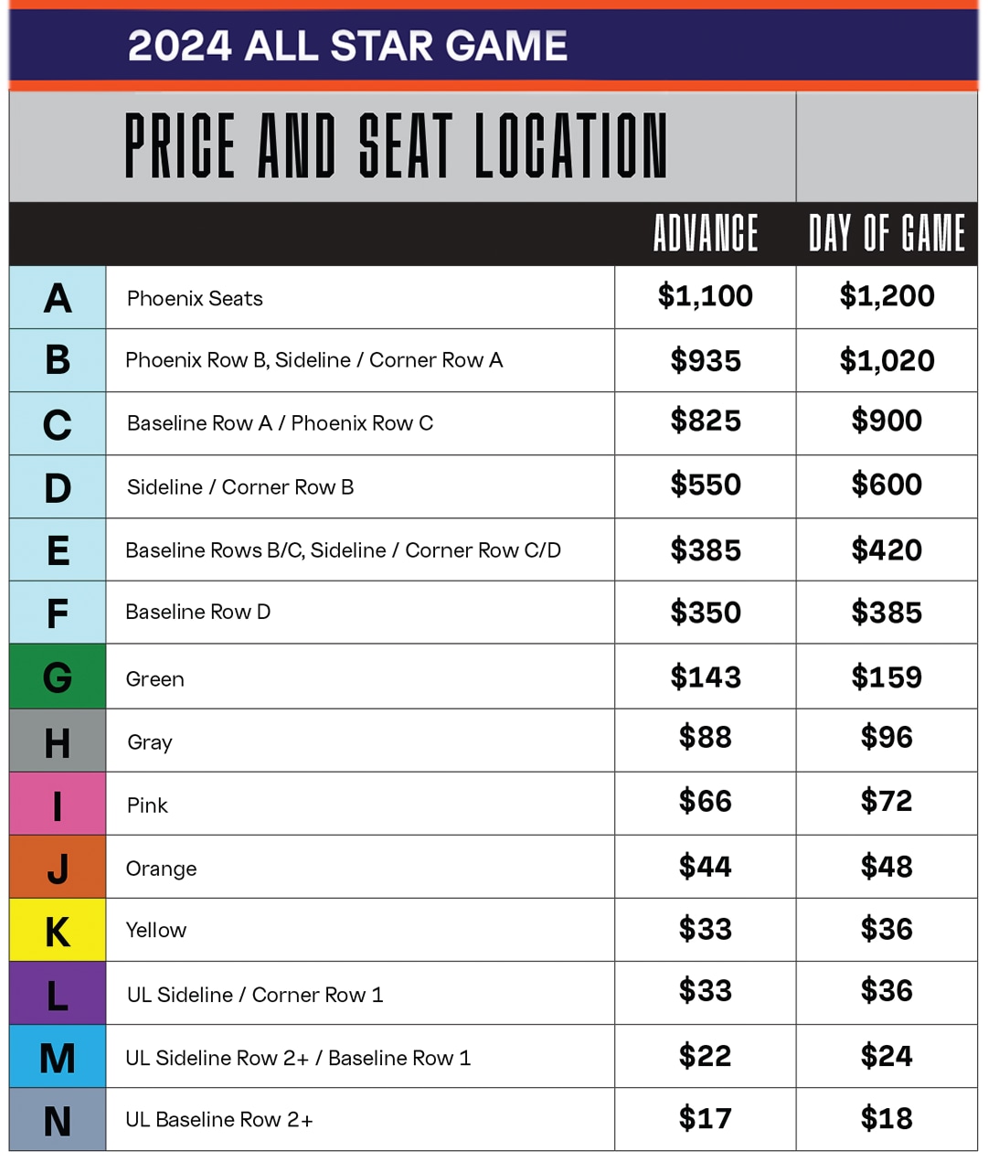 WNBA All Star 2024 Logo