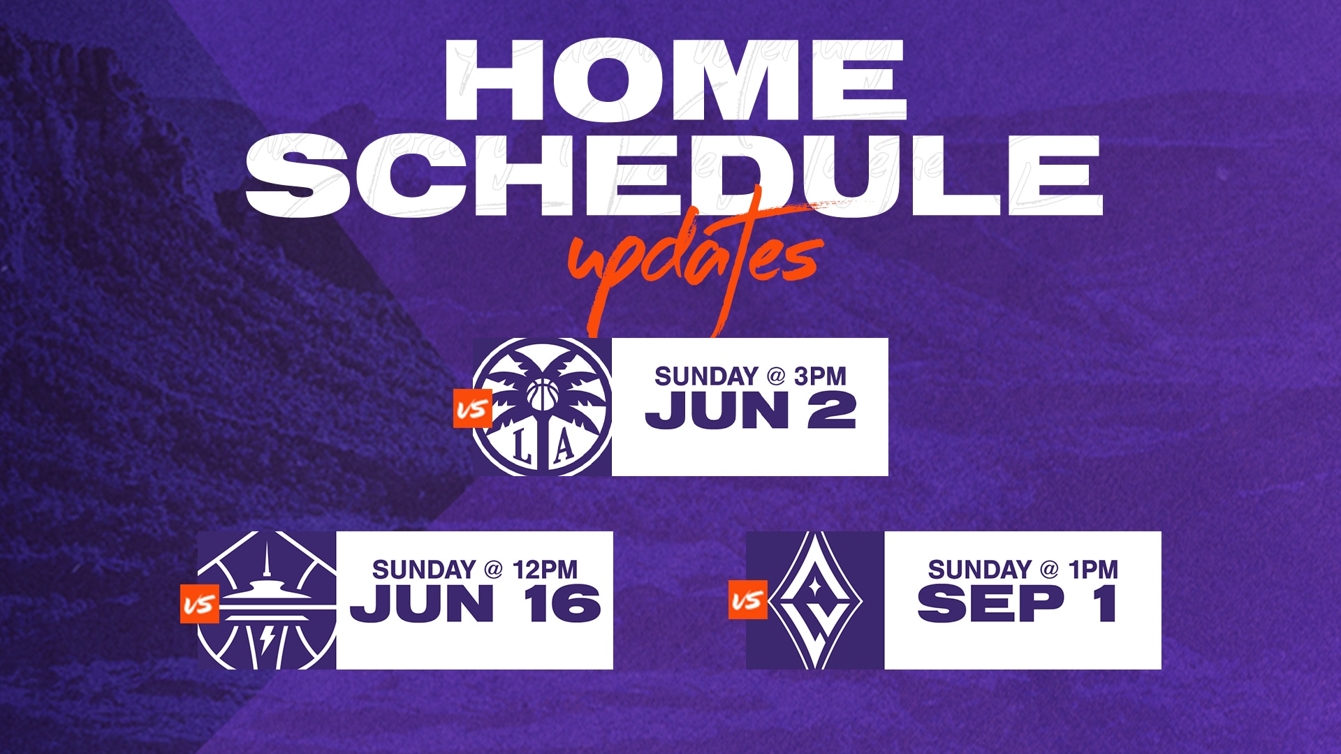 Phoenix Mercury Game date changes