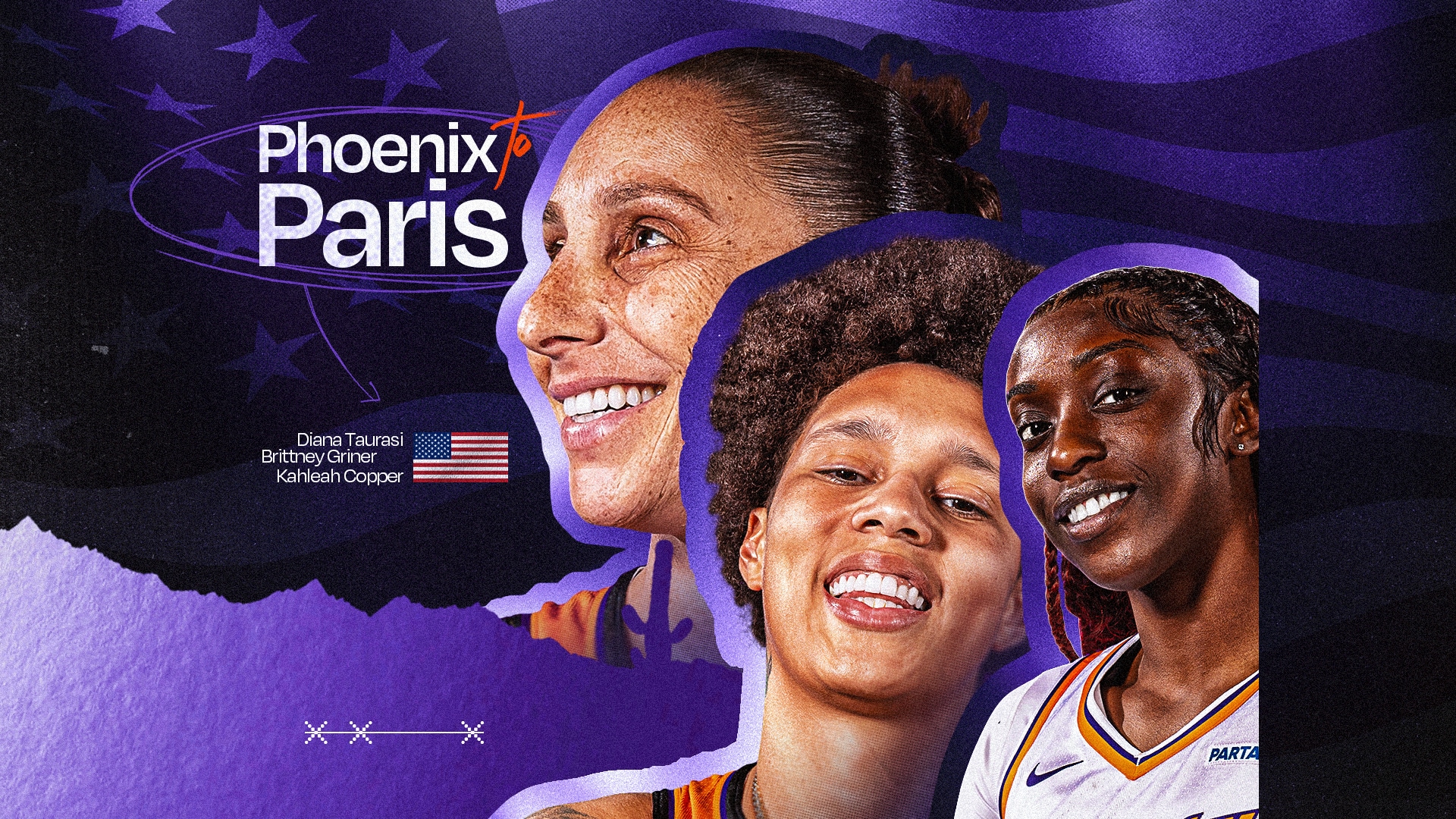 TAURASI, GRINER AND COPPER NAMED TO USA BASKETBALL WOMEN’S NATIONAL TEAM FOR THE 2024 OLYMPIC PARIS GAMES