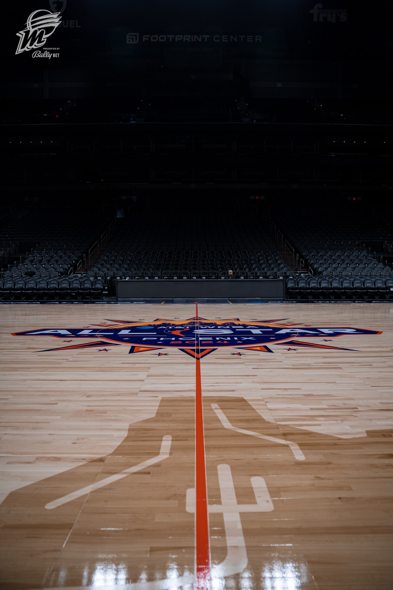 2024 WNBA All-Star Court