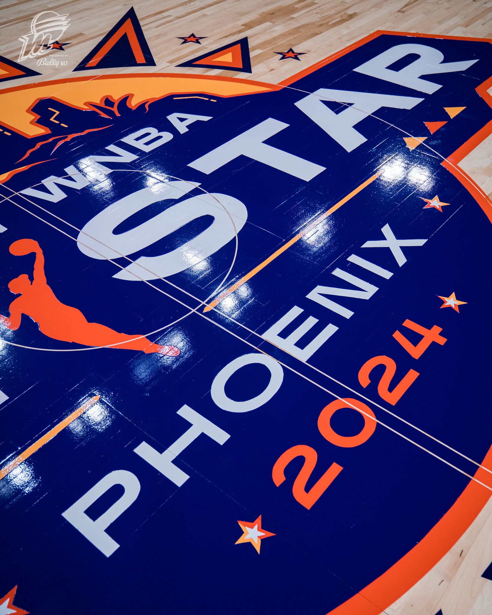 2024 WNBA All-Star Court