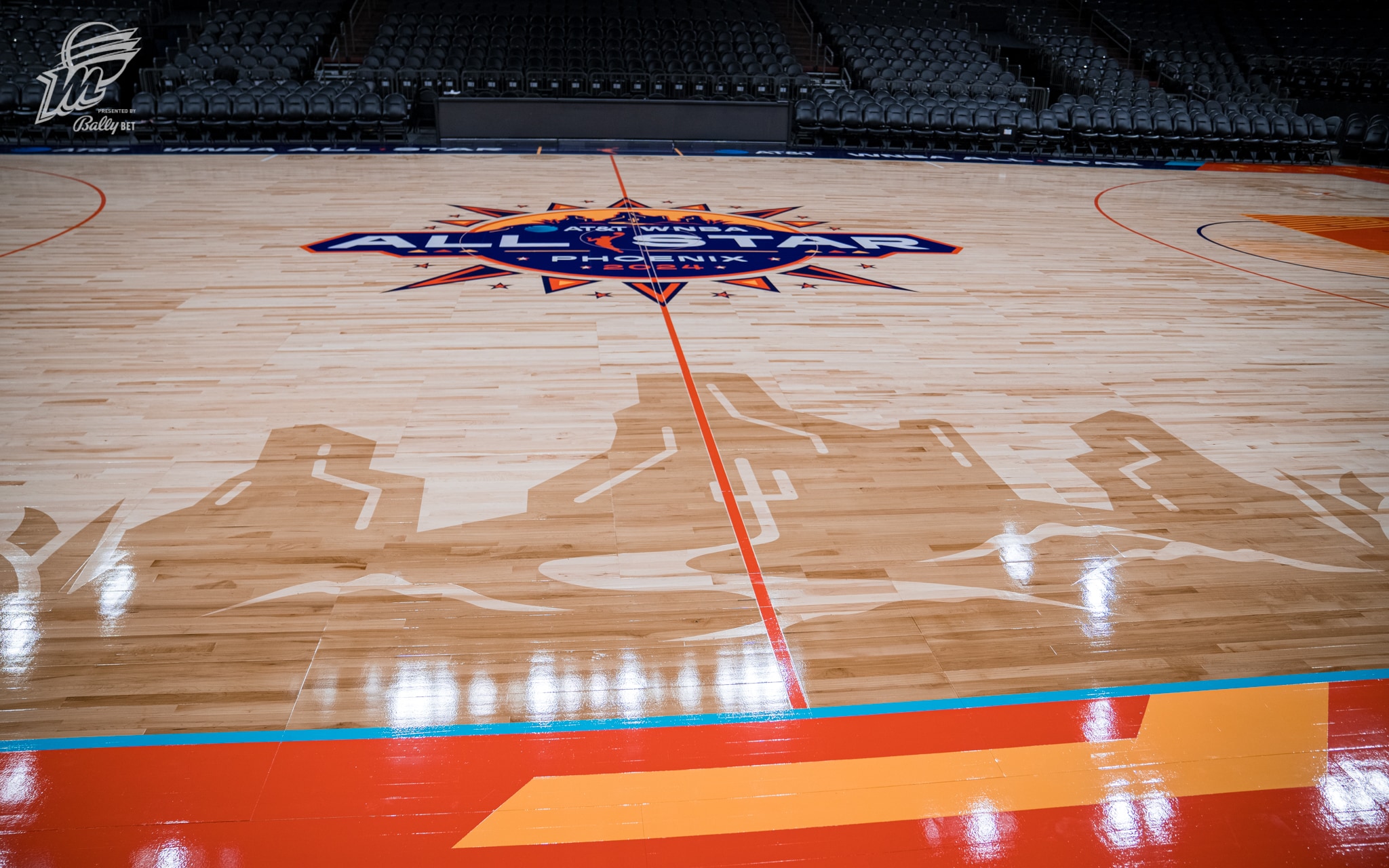 2024 WNBA All-Star Court