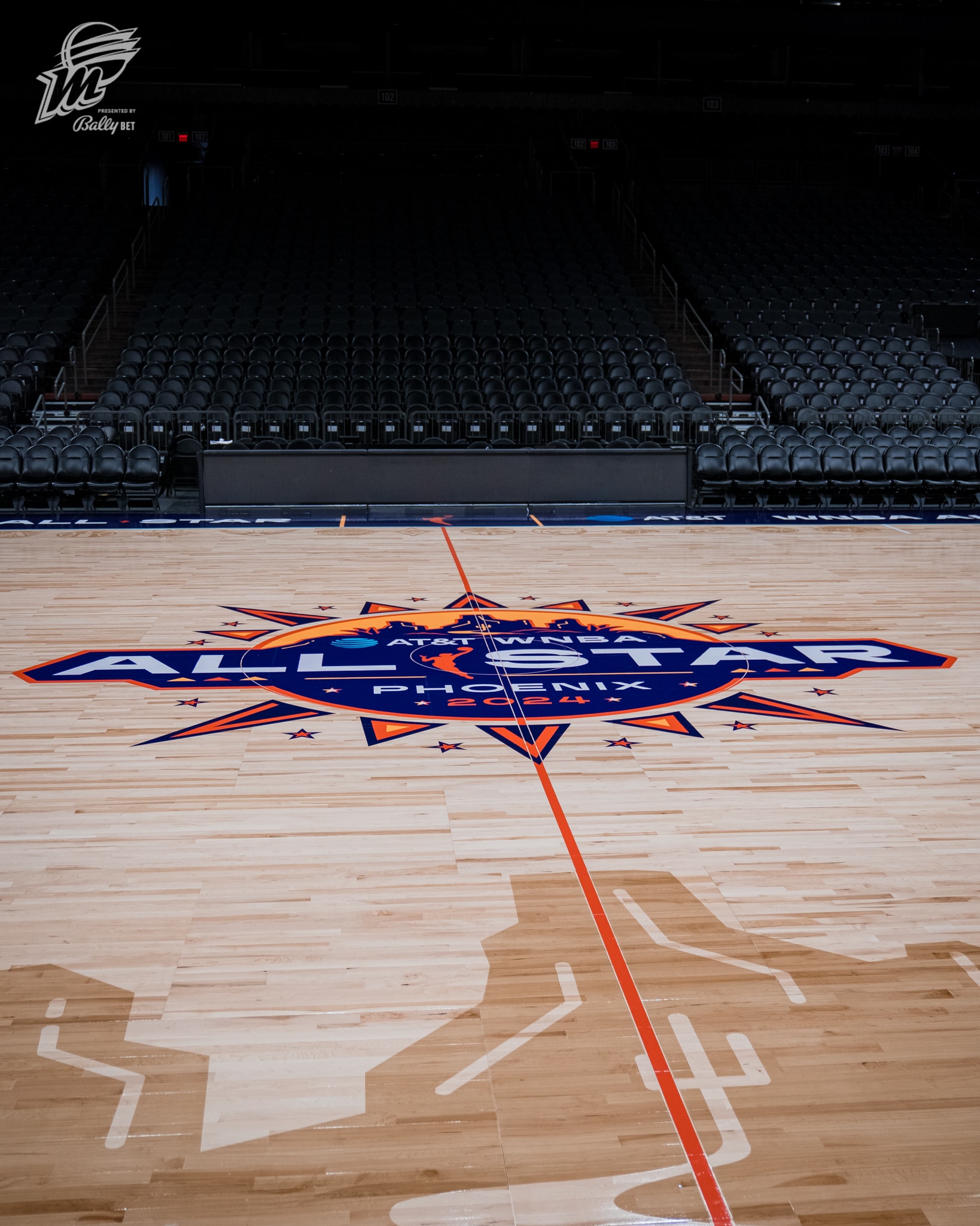 2024 WNBA All-Star Court