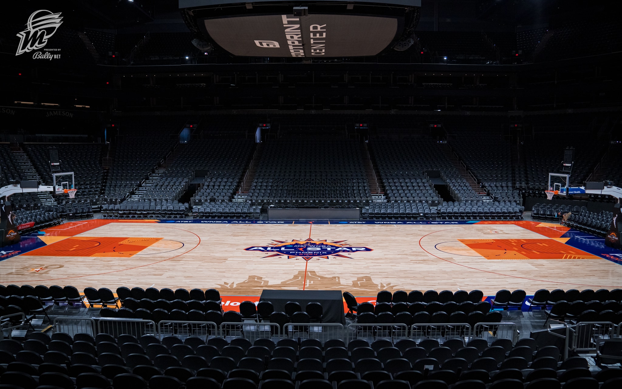2024 WNBA All-Star Court