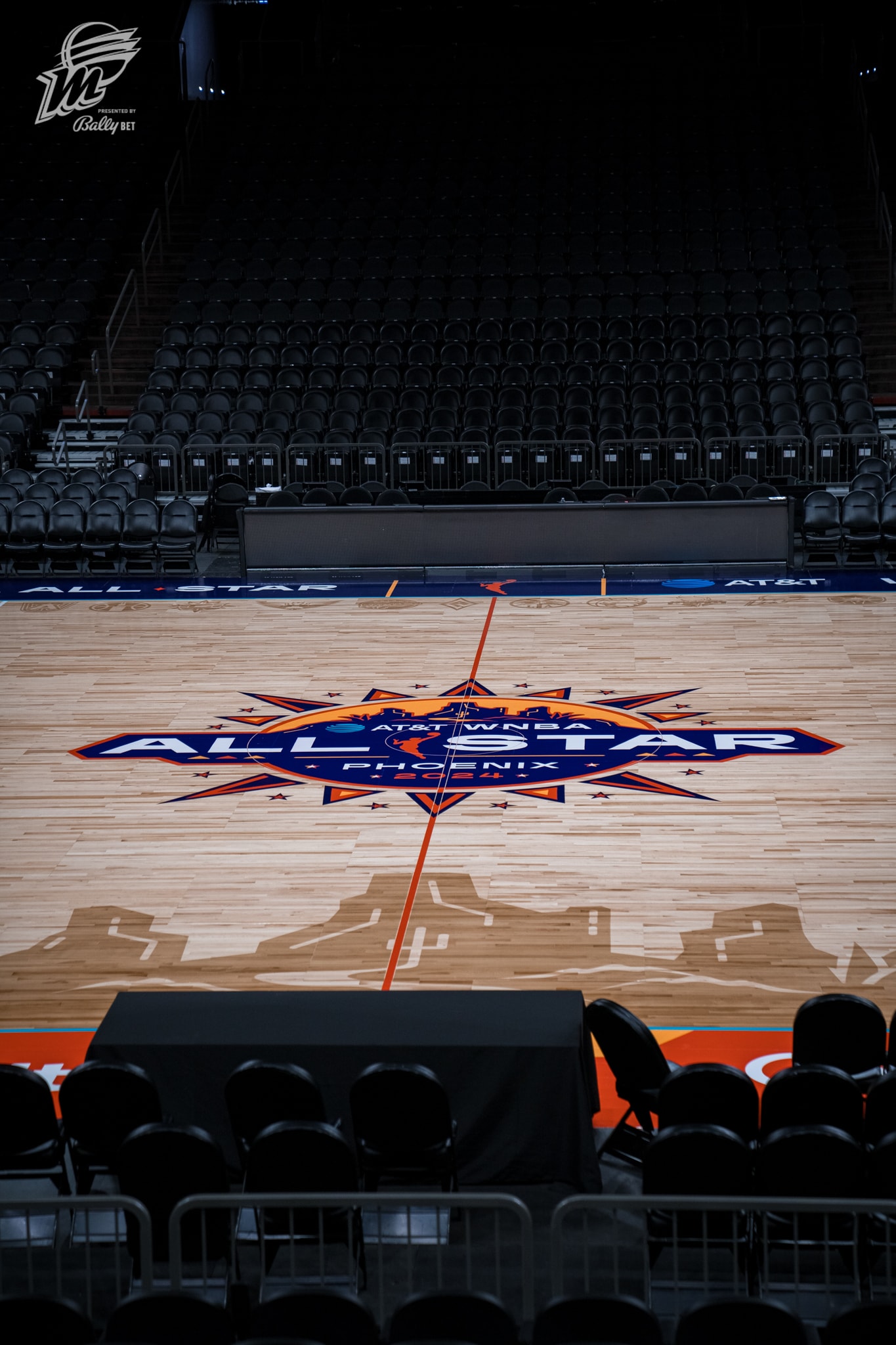2024 WNBA All-Star Court