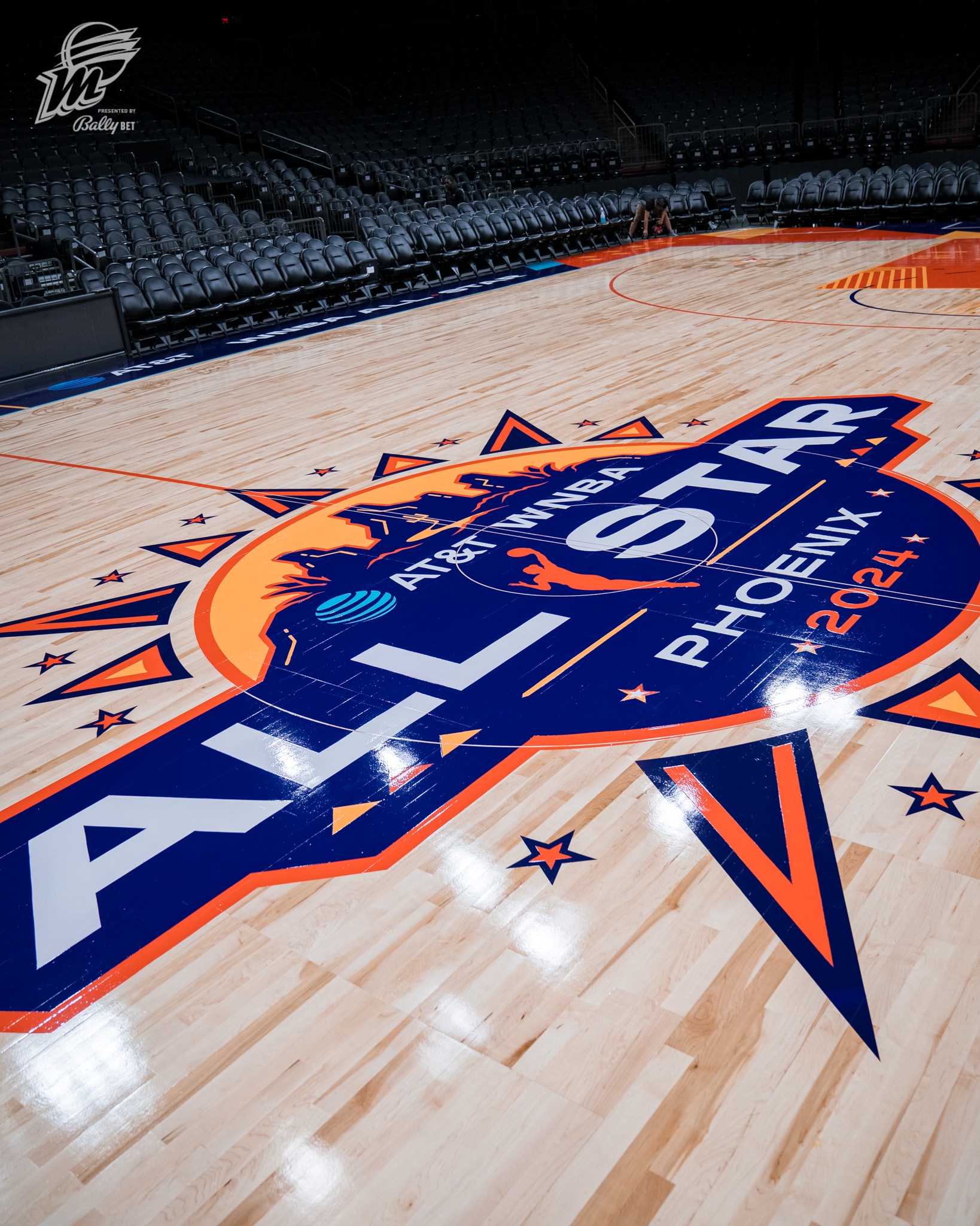 2024 WNBA All-Star Court