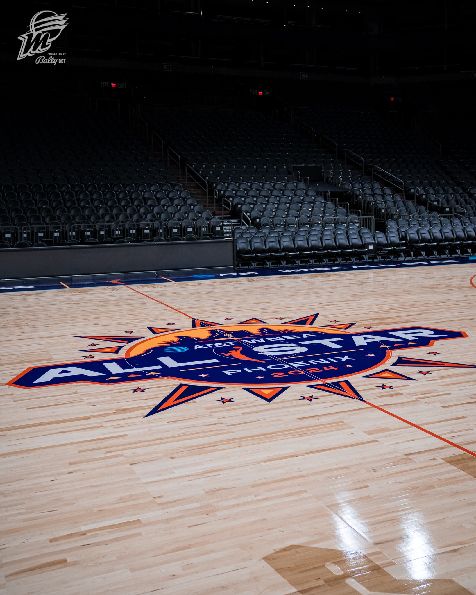 2024 WNBA All-Star Court