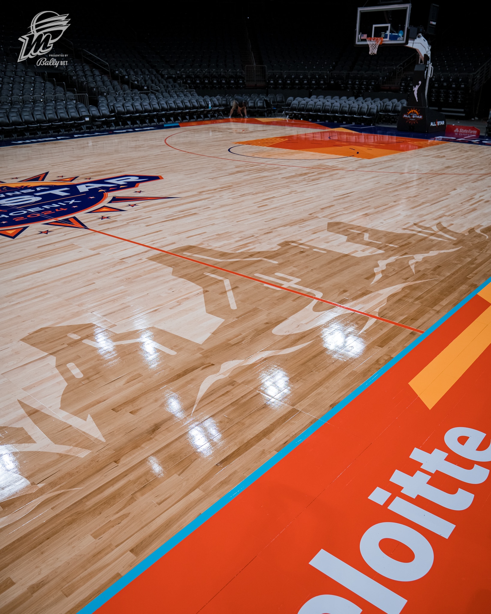 2024 WNBA All-Star Court