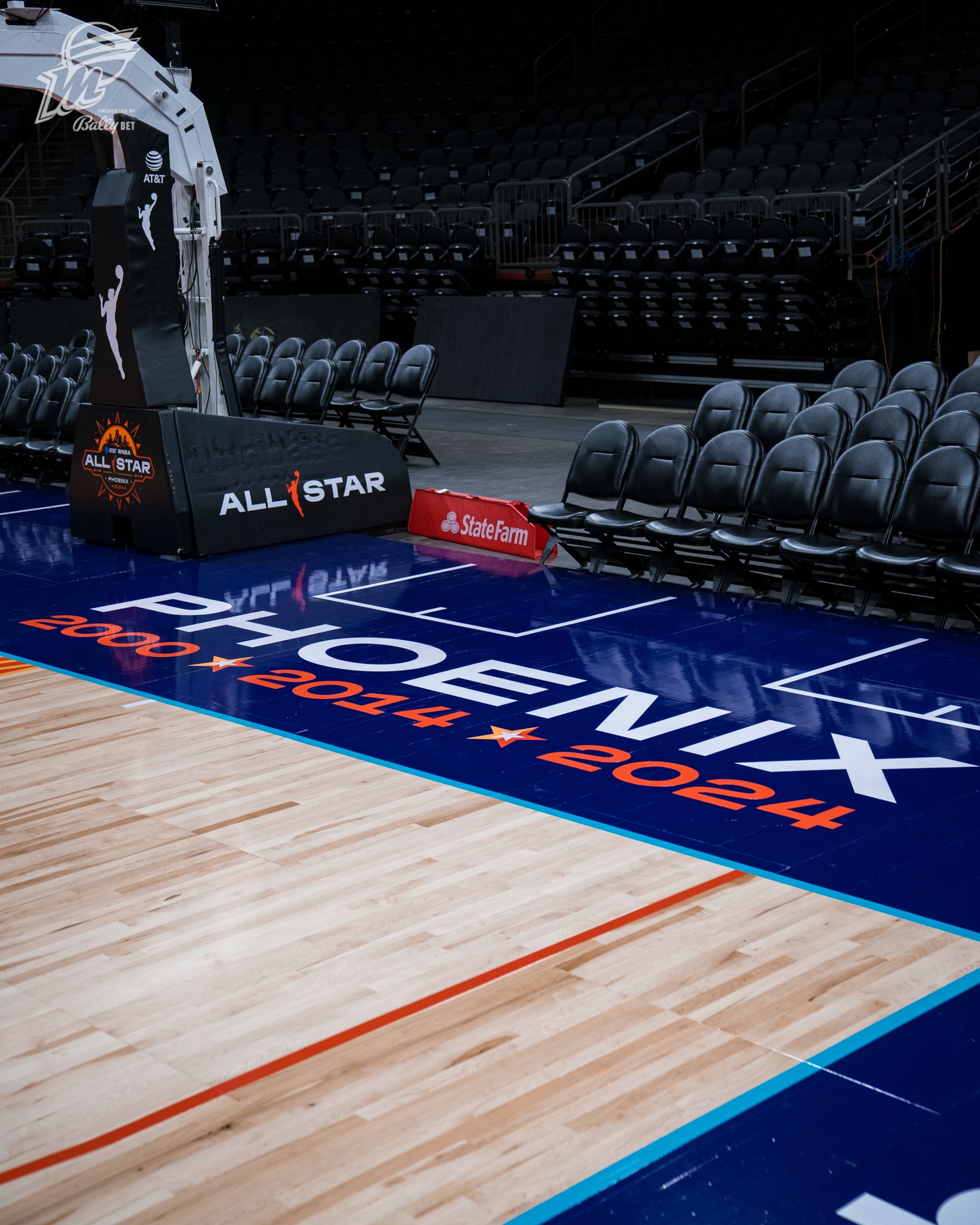 2024 WNBA All-Star Court