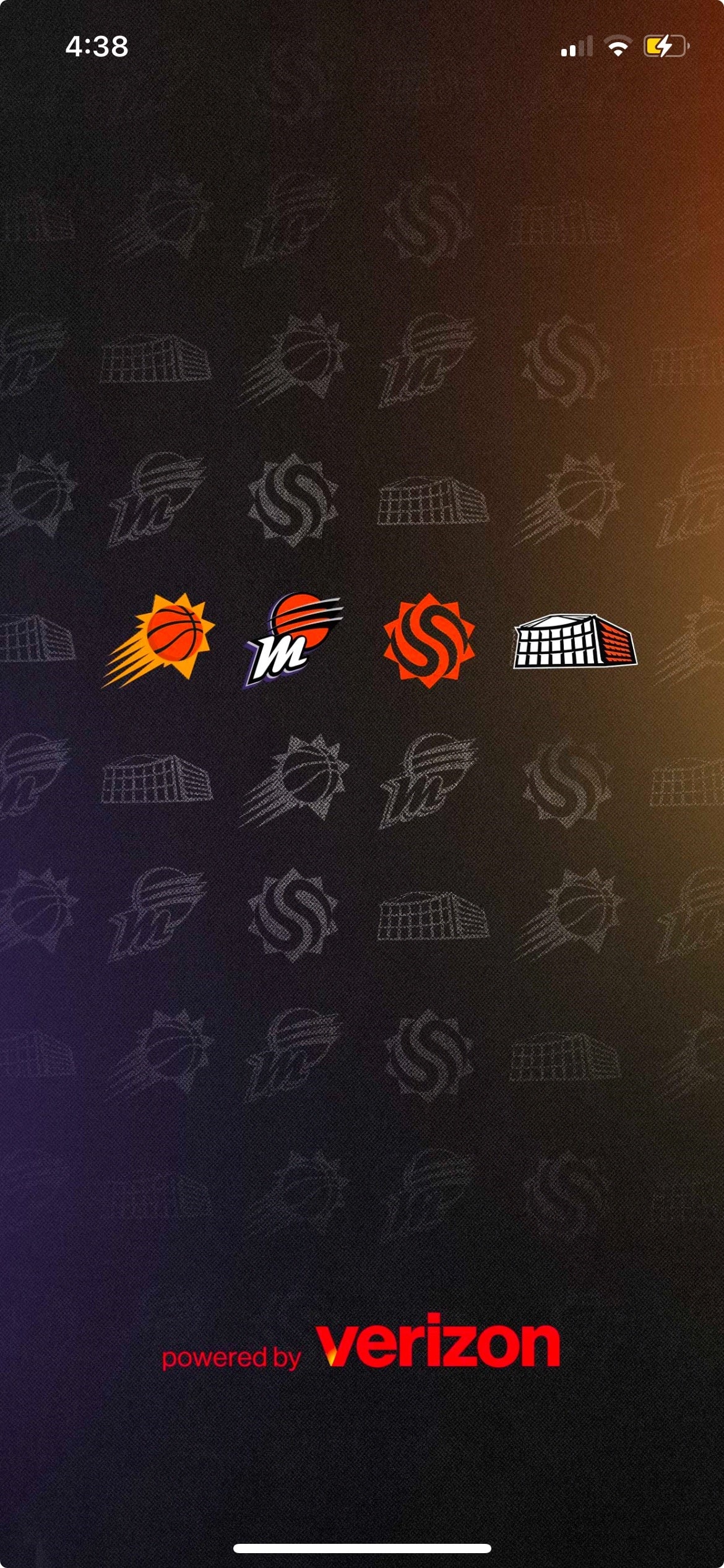Screen Shot of Suns-Mercury-PHX Arena App home page