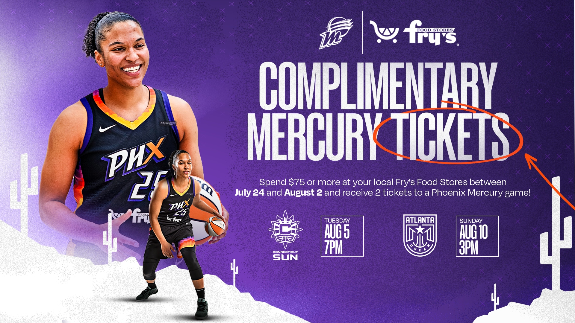 Complimentary Mercury Tickets