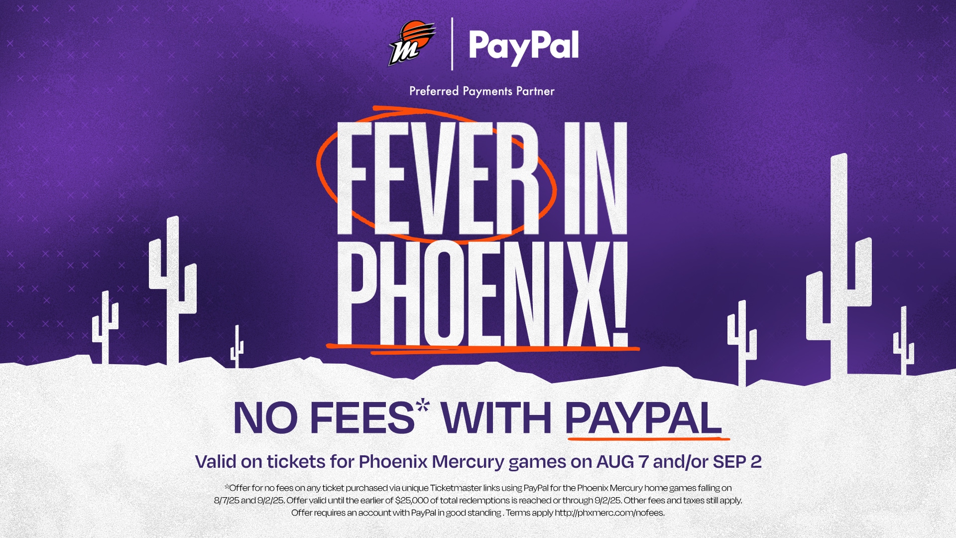 Fever In Phoenix, No Fees With Paypal