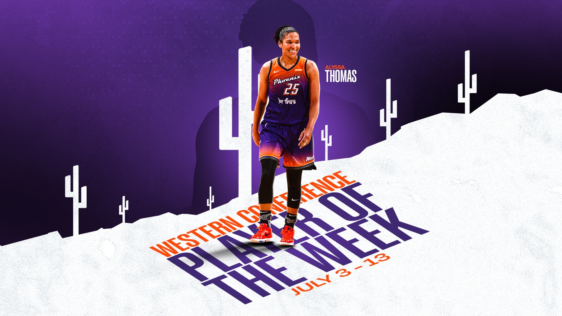 ALYSSA THOMAS NAMED WESTERN CONFERENCE PLAYER OF THE WEEK