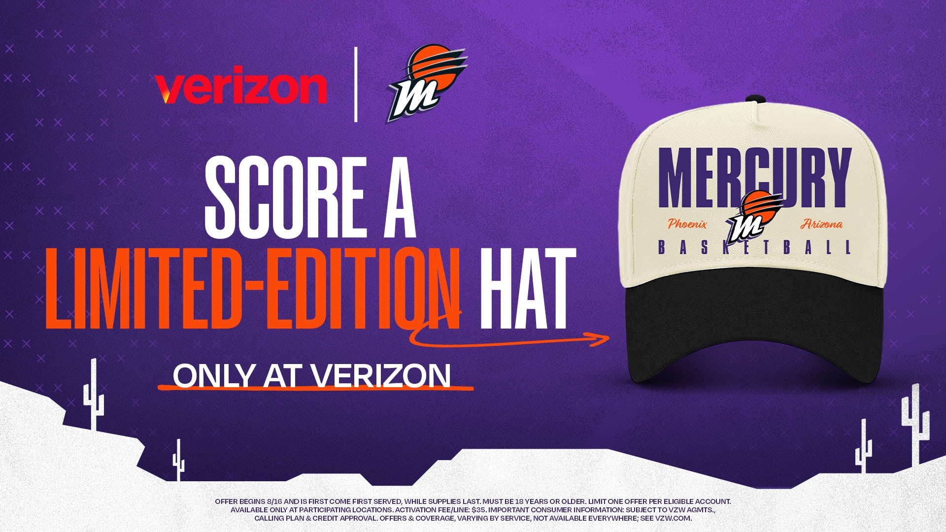 Verizon x Mercury Gift with Purchase Offer