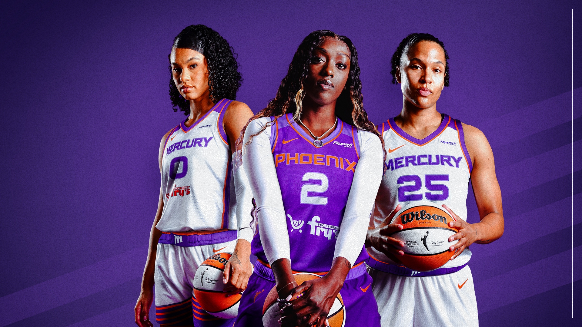 PHOENIX MERCURY UNVEIL HEROINE AND EXPLORER UNIFORMS