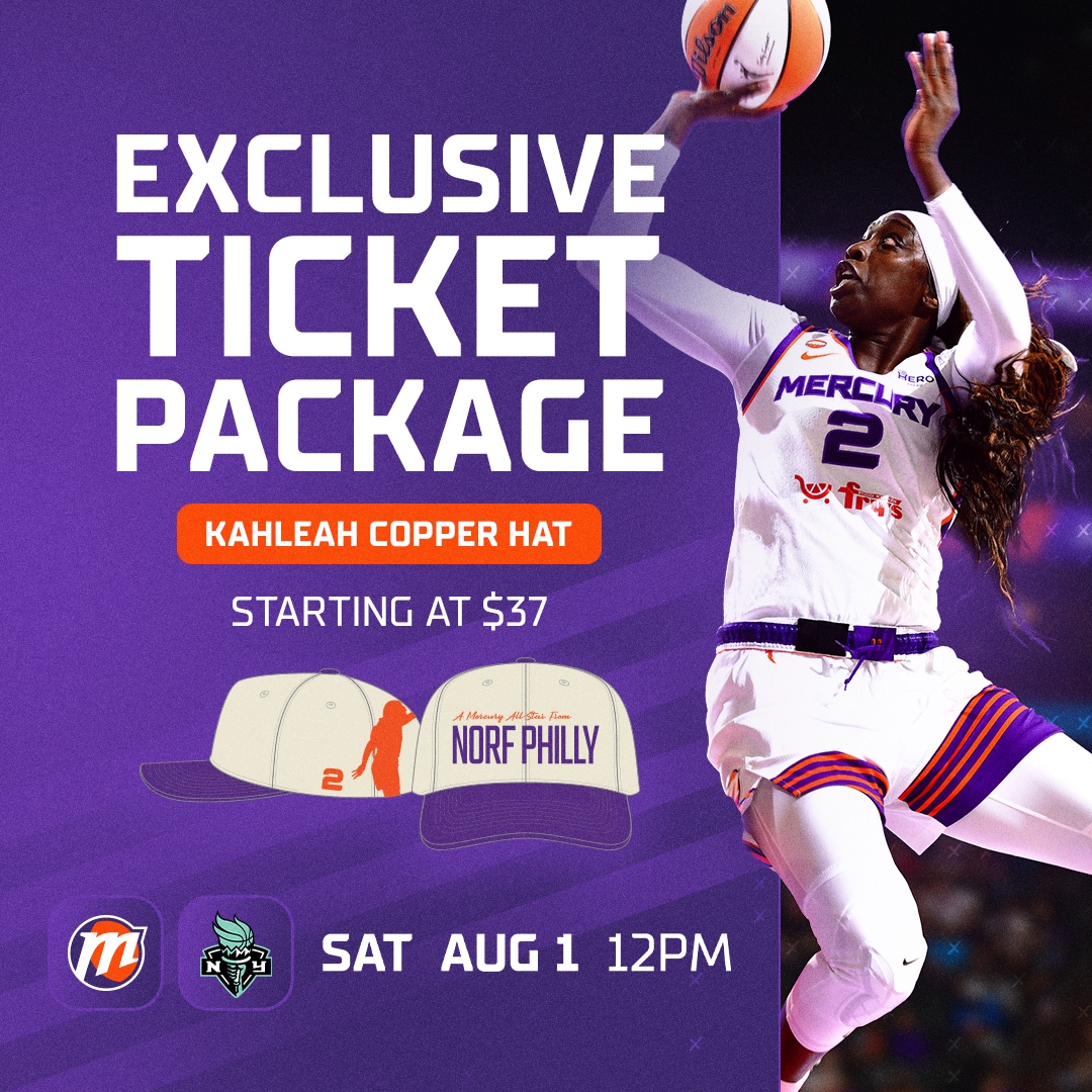 Kahleah Copper Hat Ticket Package