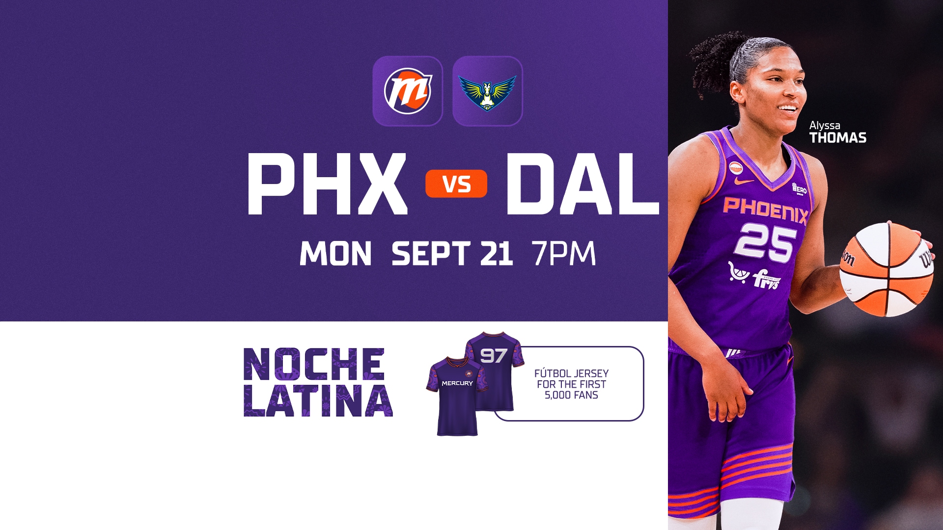TIX: Mercury vs. Wings