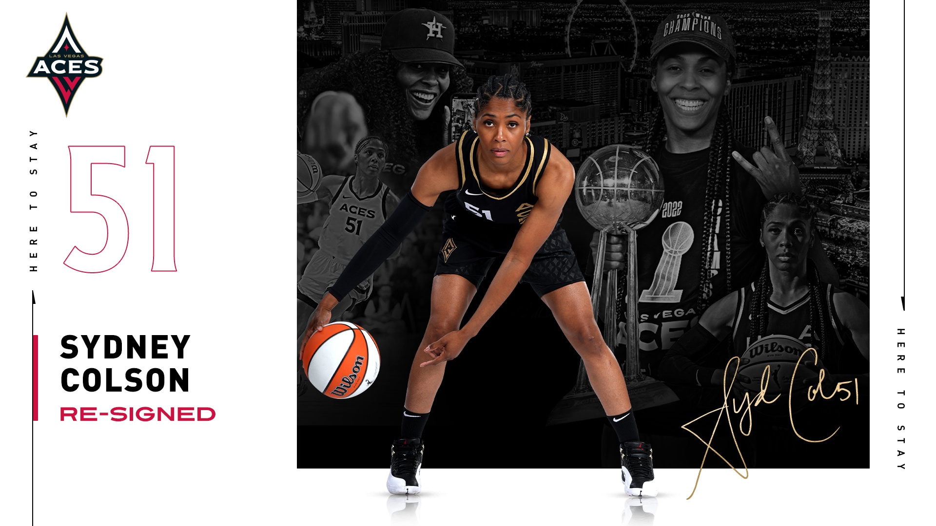 Aces Re-Sign Eight-Year Veteran Guard And WNBA Champion Aces Re-Sign Eight-Year Veteran Guard And WNBA Champion