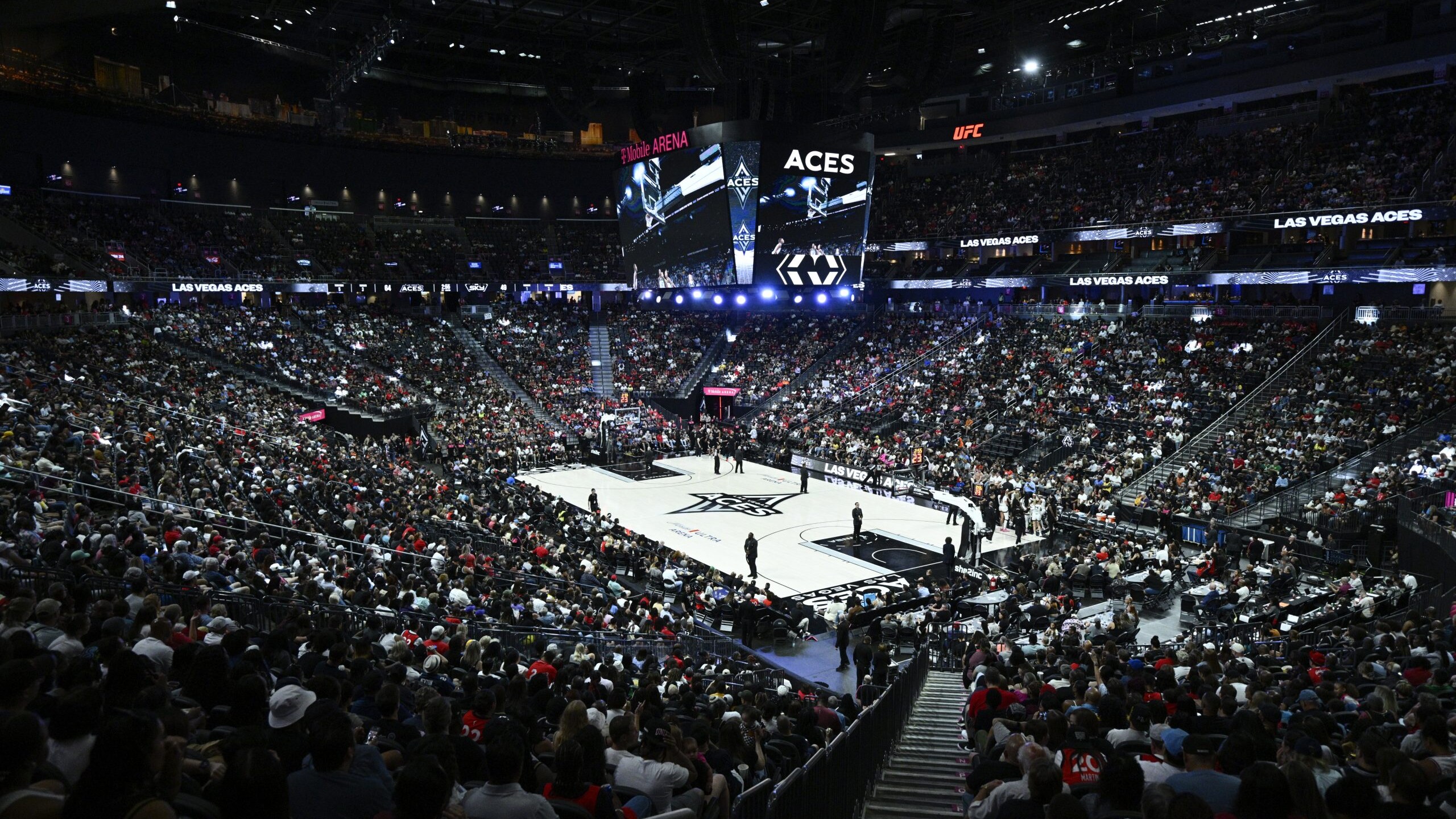 Las Vegas Aces Sold Out for 68th Straight Game and Third Consecutive Season at Michelob ULTRA Arena
