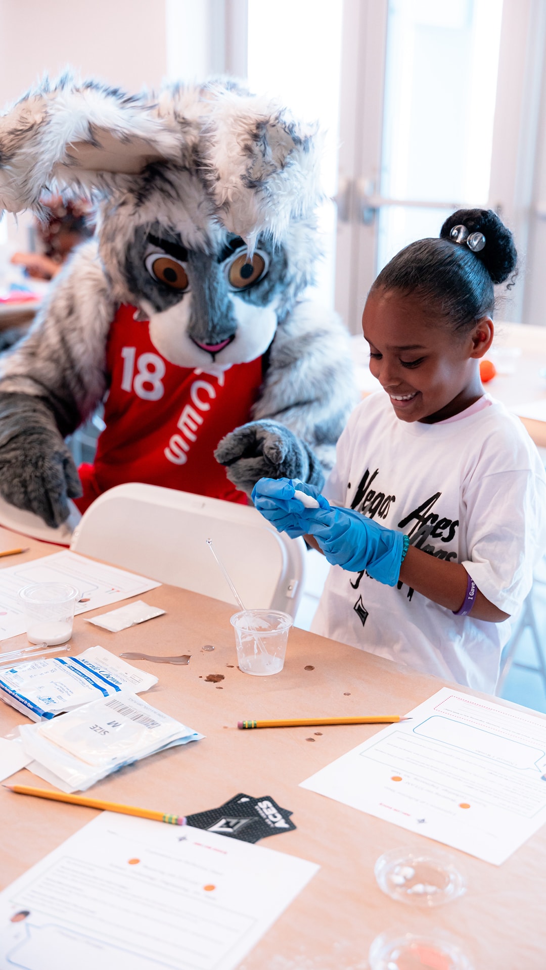 Aces Host 'Bounce into STEAM' Event for Area Youth (2/28/2025)