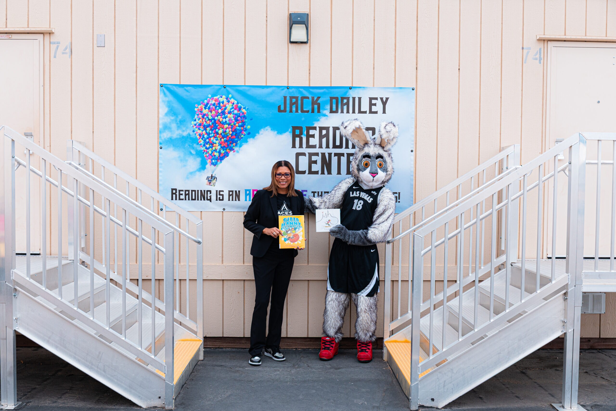 Aces Take Part in 2025 Nevada Reading Week