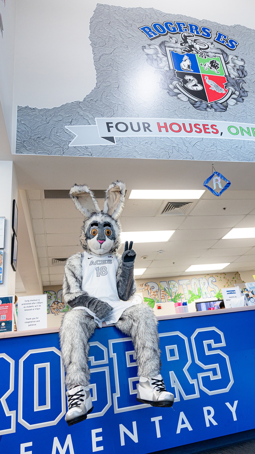 Aces Take Part in 2025 Nevada Reading Week