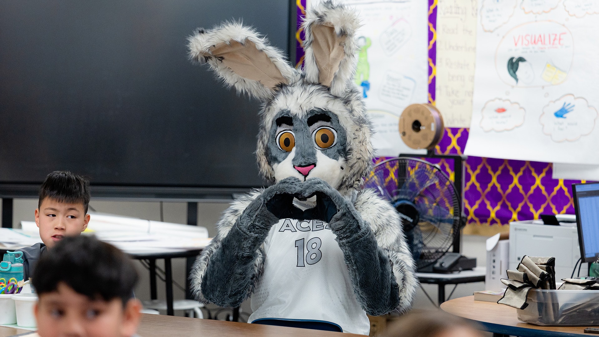 Aces Take Part in 2025 Nevada Reading Week