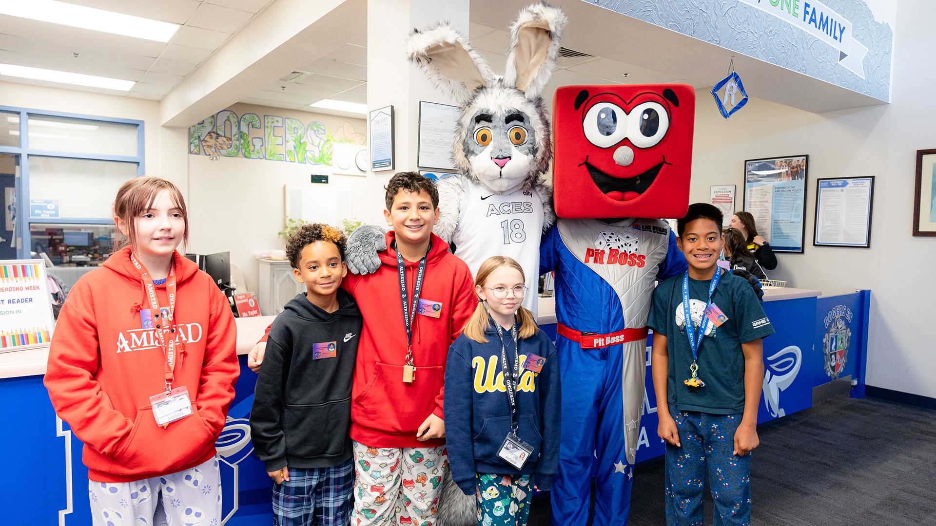 Aces Take Part in 2025 Nevada Reading Week