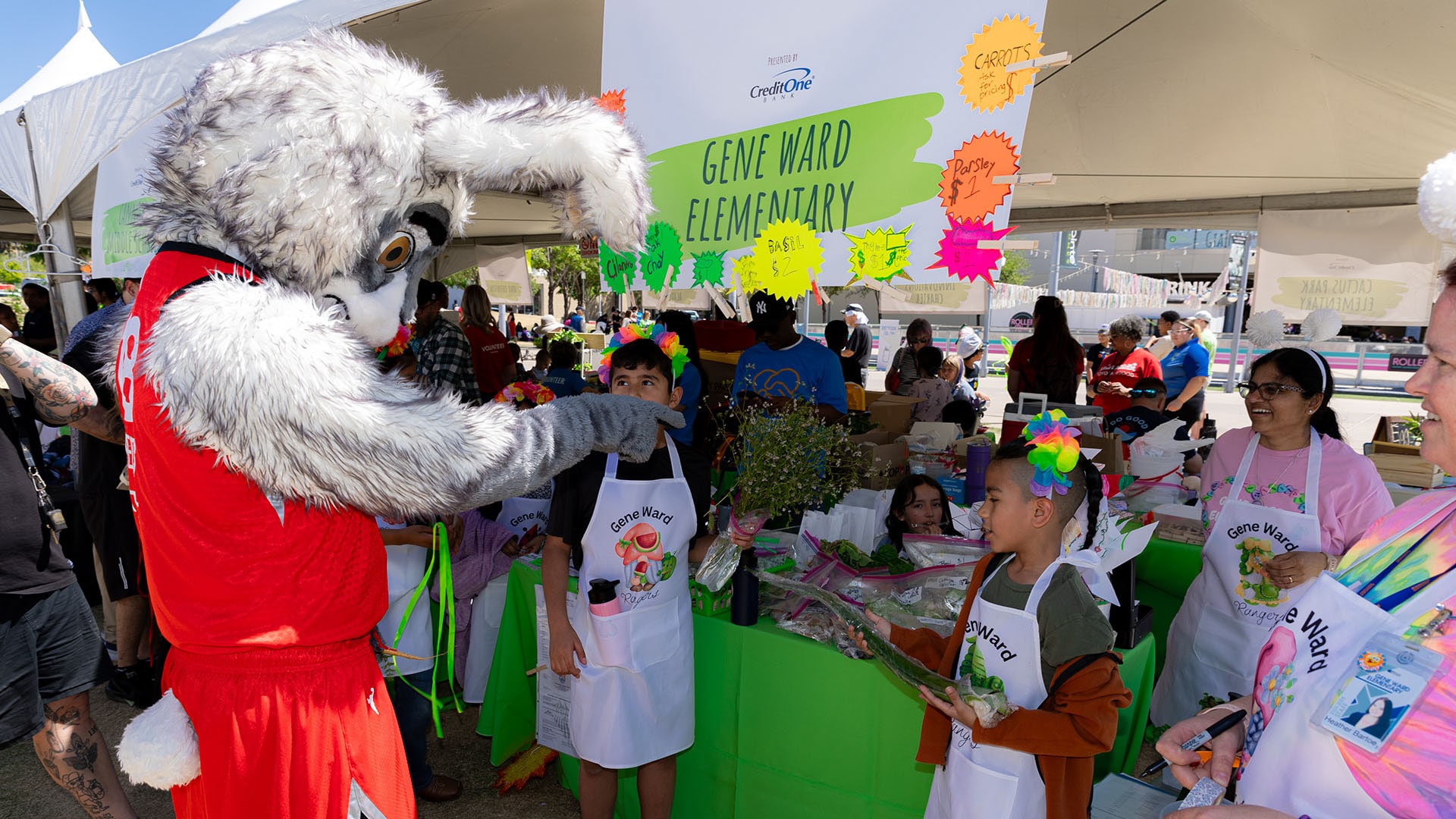 Aces Attend 2025 Green Our Planet Farmers Market
