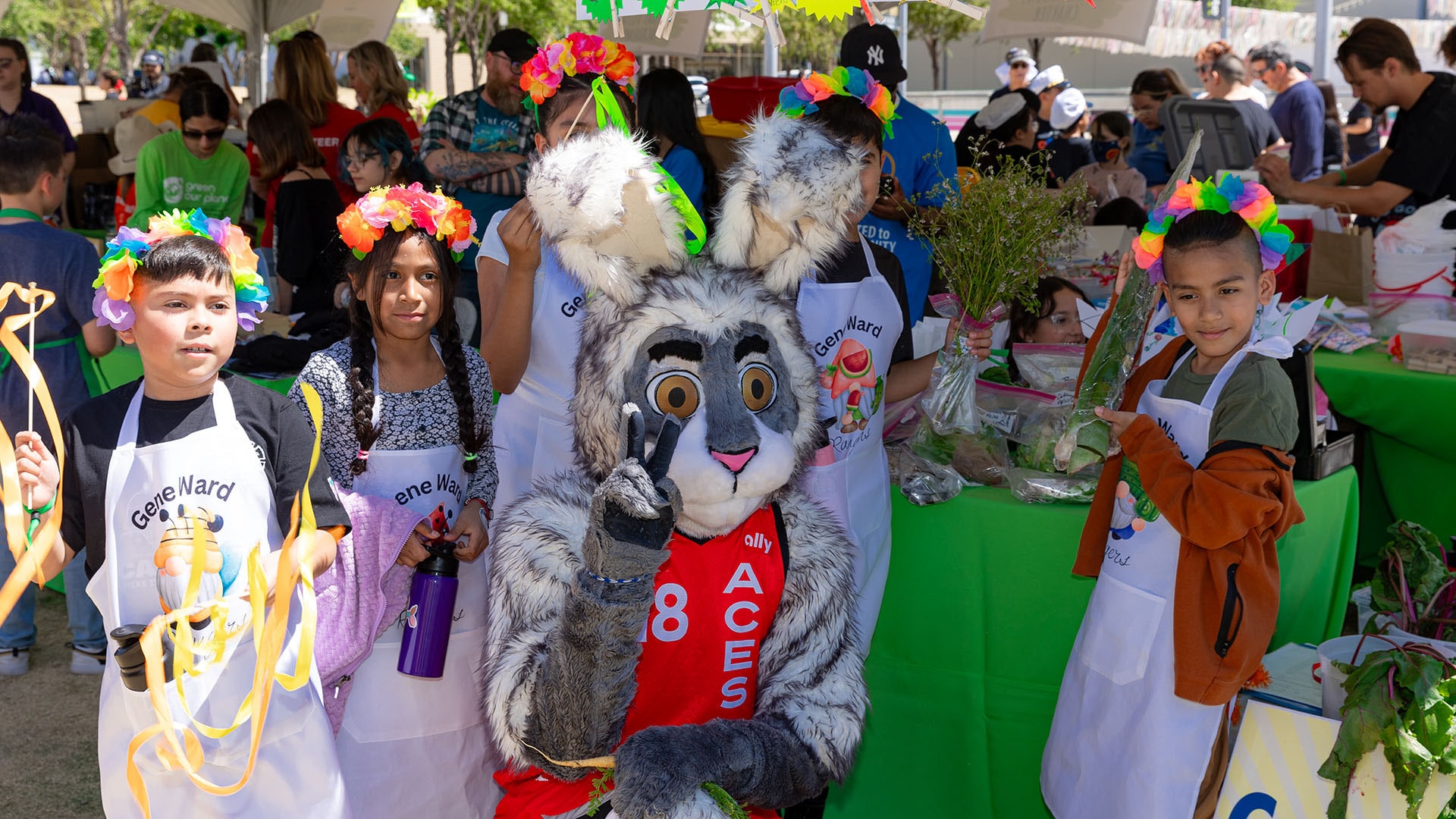 Aces Attend 2025 Green Our Planet Farmers Market