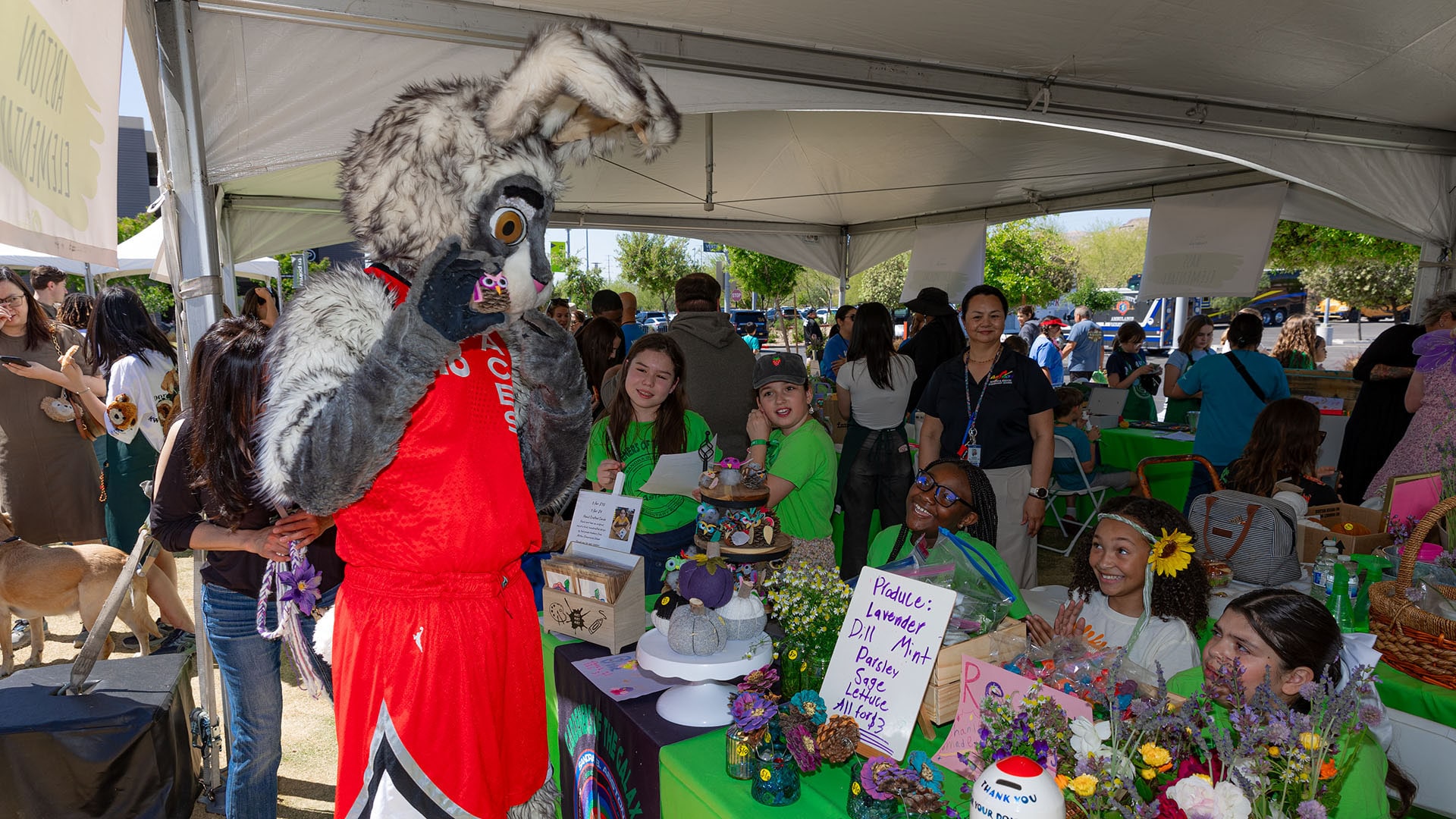 Aces Attend 2025 Green Our Planet Farmers Market