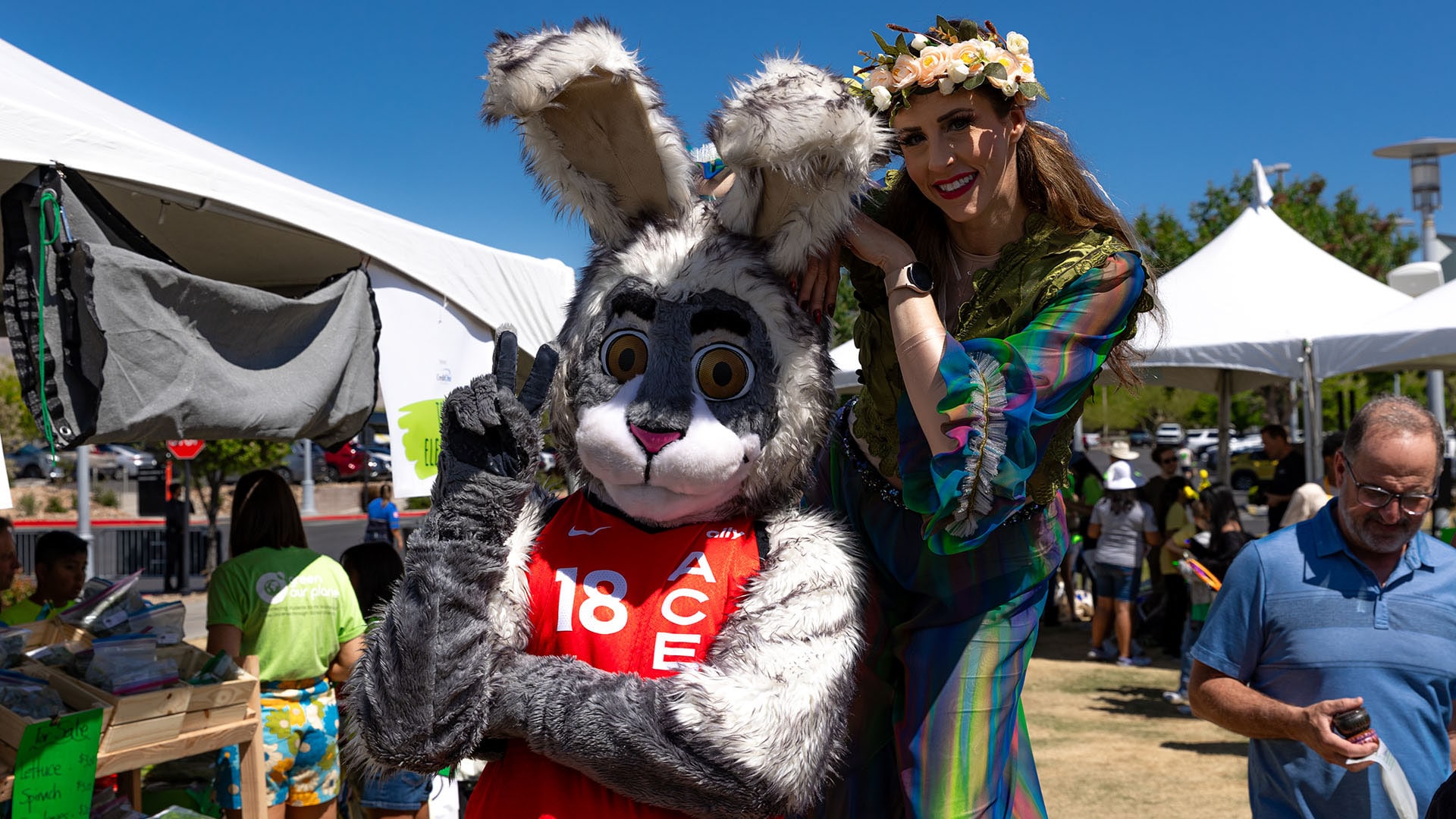 Aces Attend 2025 Green Our Planet Farmers Market