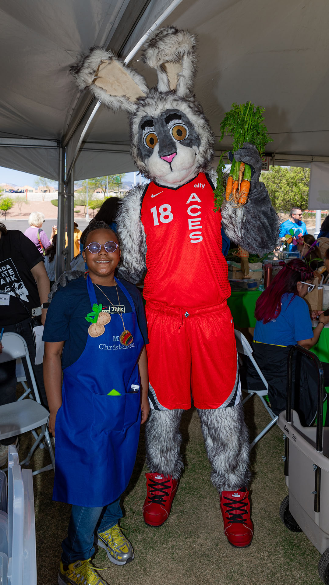 Aces Attend 2025 Green Our Planet Farmers Market