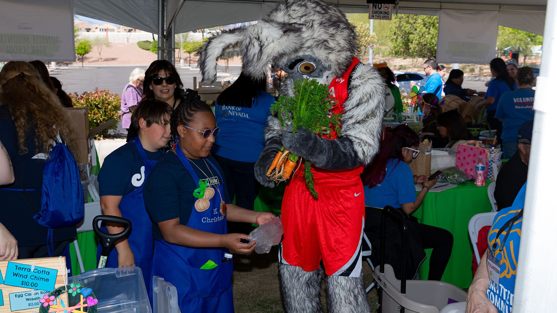 Aces Attend 2025 Green Our Planet Farmers Market
