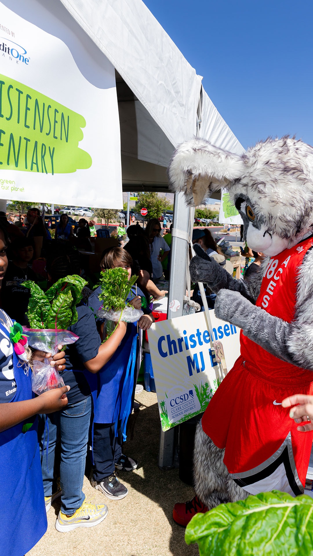 Aces Attend 2025 Green Our Planet Farmers Market