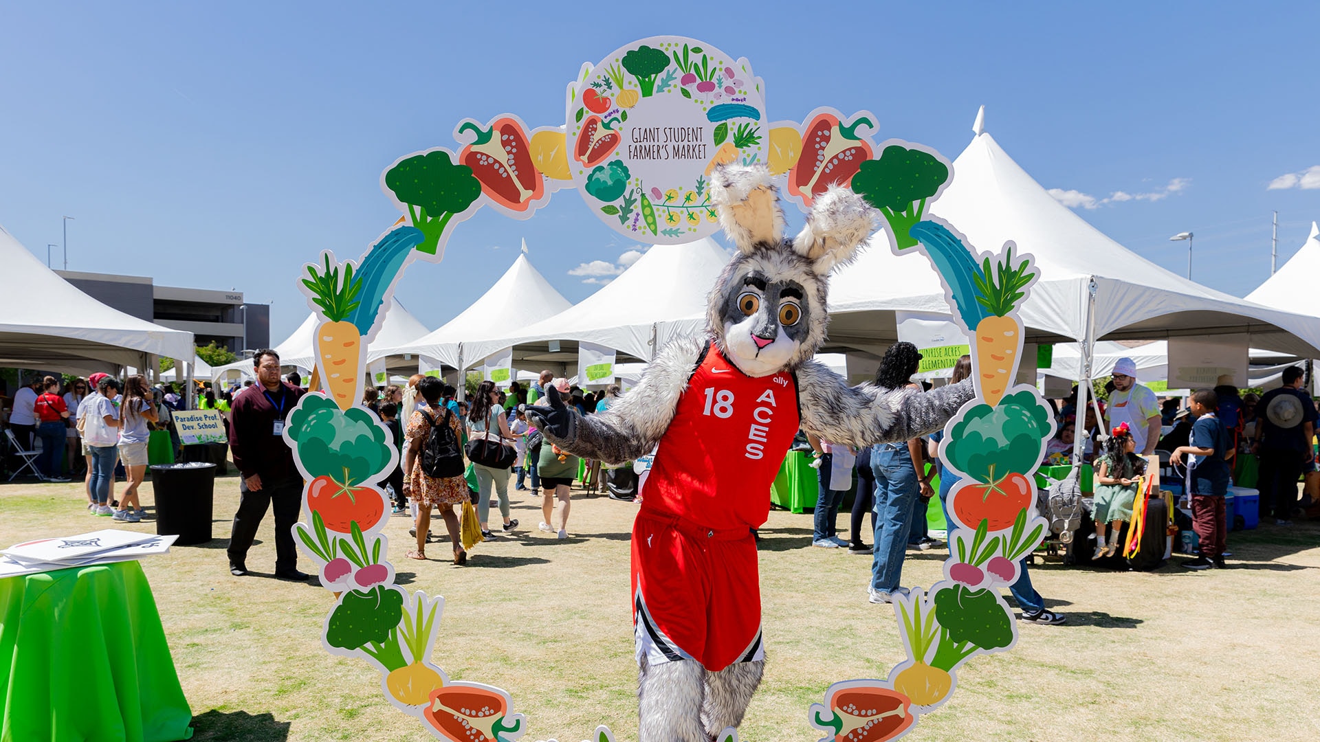 Aces Attend 2025 Green Our Planet Farmers Market