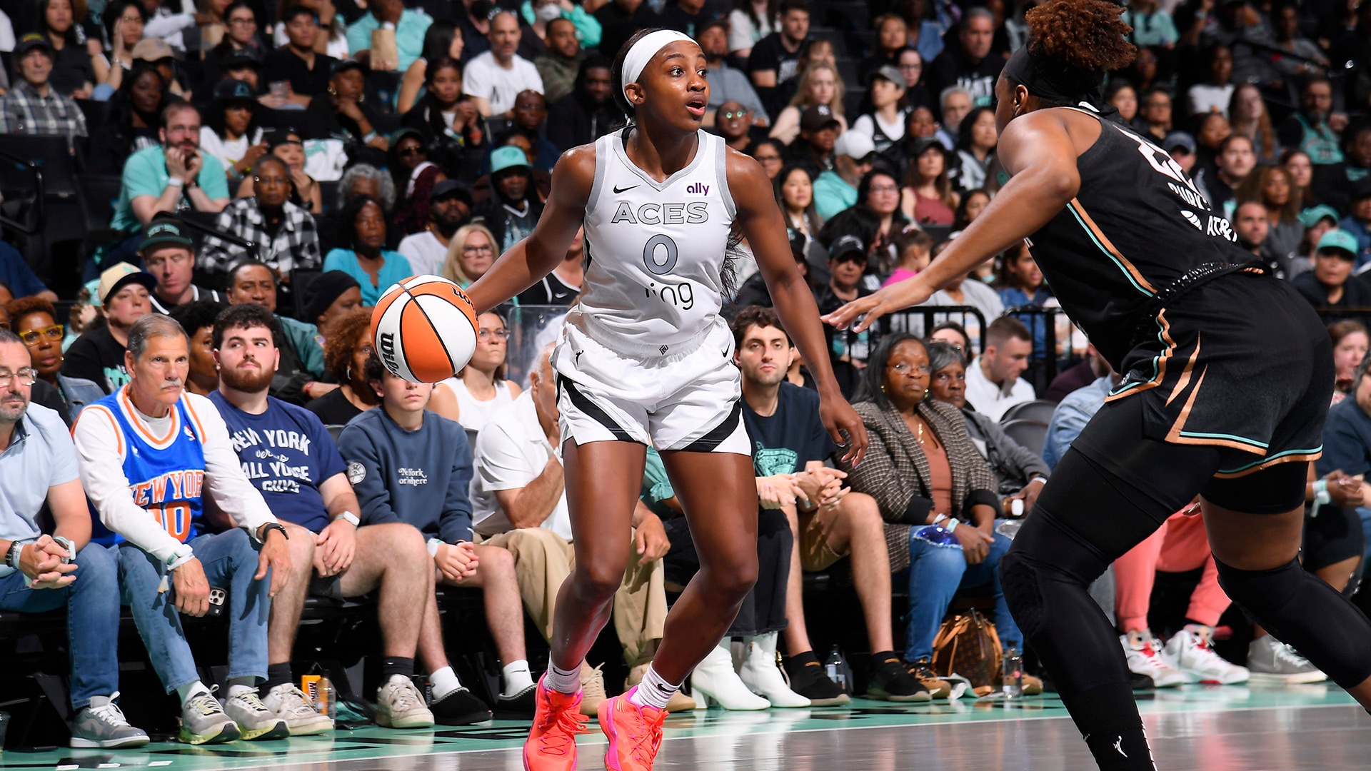 GAME PREVIEW: Aces Continue East Coast Trip at New York on July 9 on ESPN