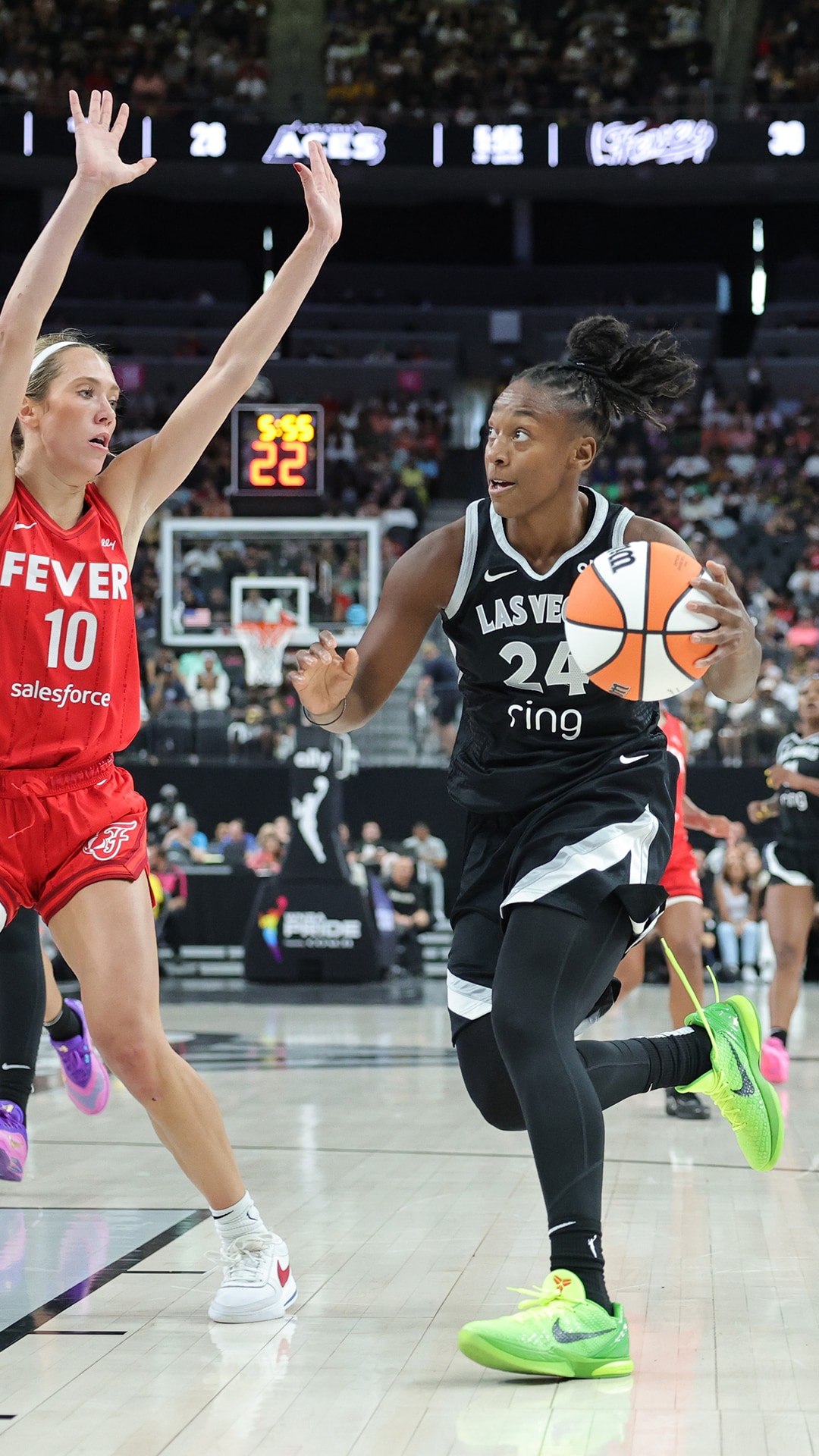 Aces 89, Fever 81 (6/22/2025)